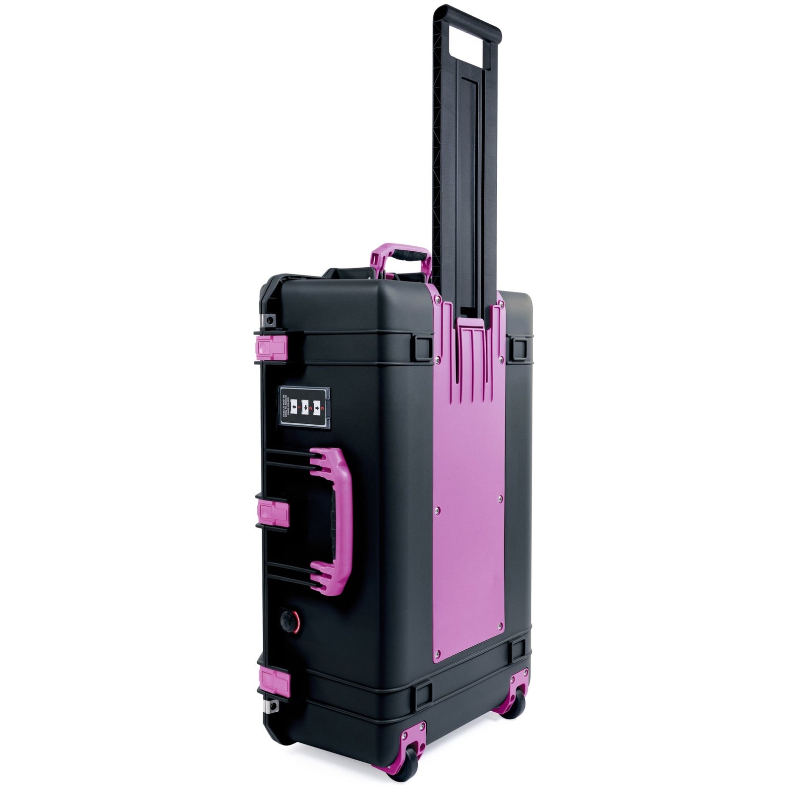 Pelican 1595 Air Case - Black & Magenta Trolley - Empty