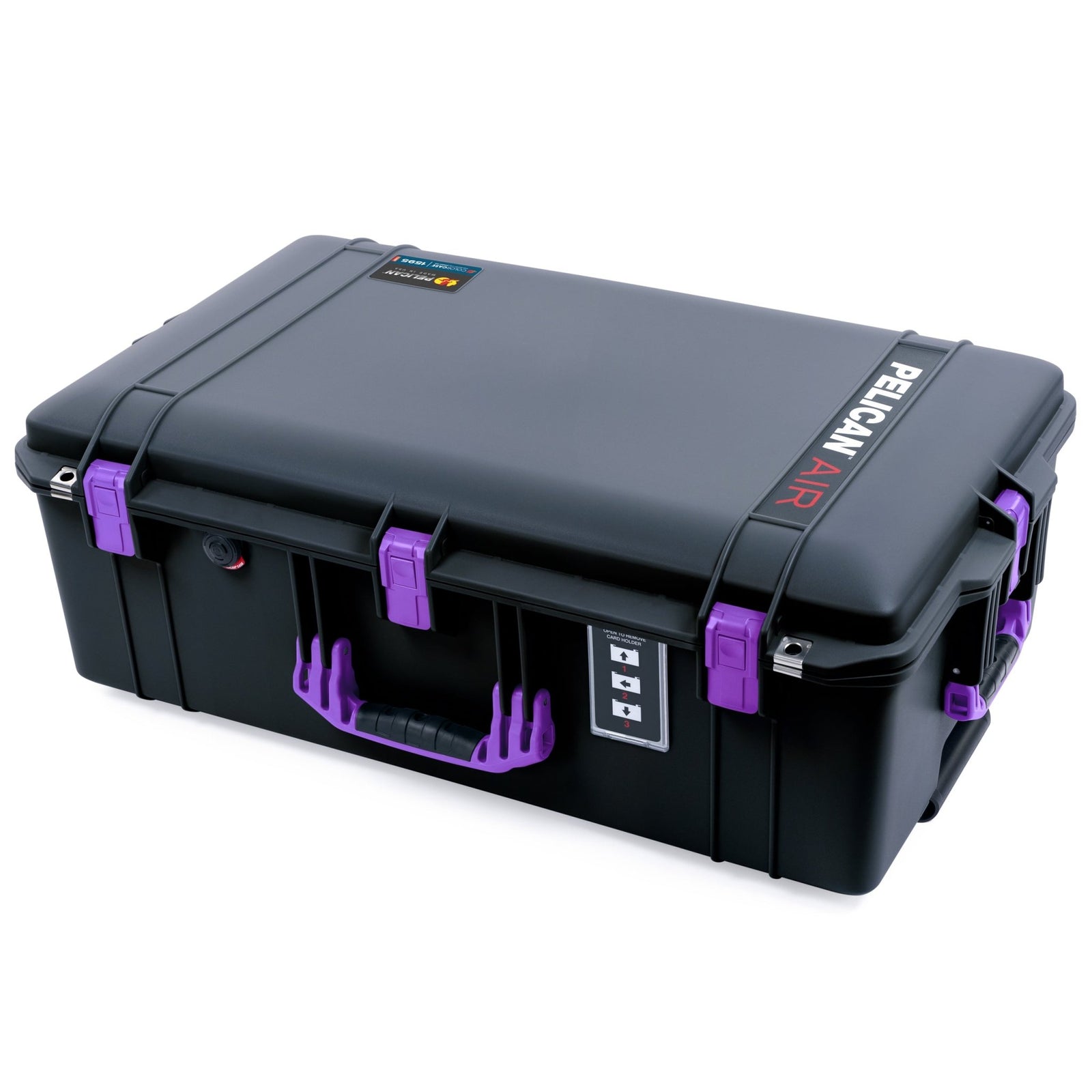 Pelican 1595 Air Case - Black & Purple - Empty