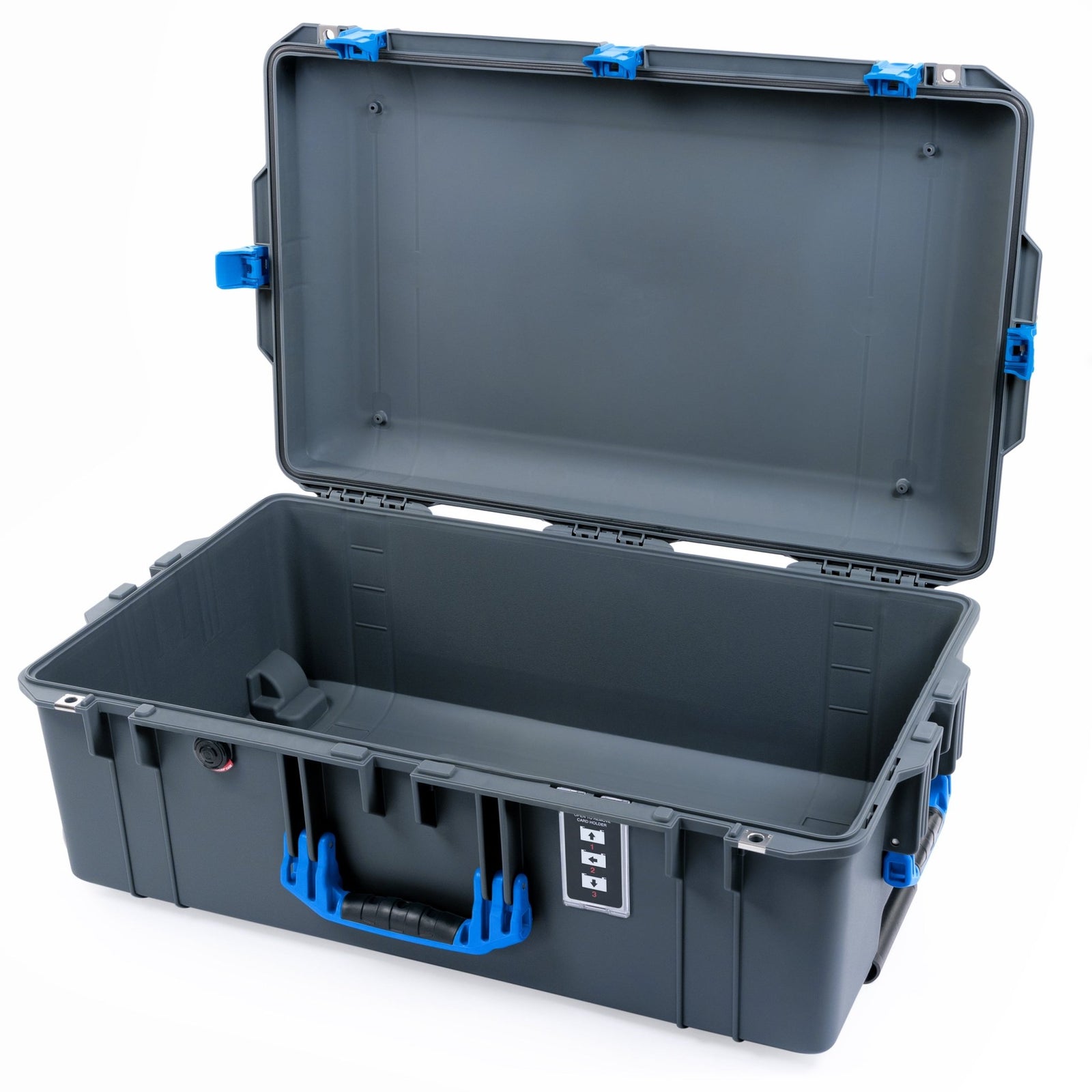 Pelican 1595 Air Case - Charcoal & Blue Trolley - Empty