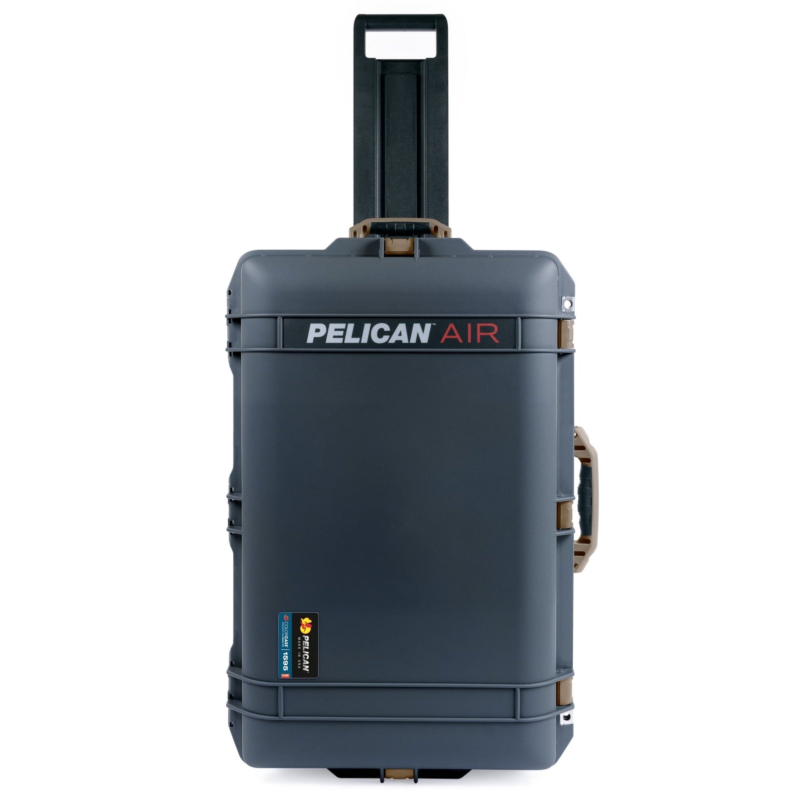 Pelican 1595 Air Case - Charcoal & Dark Desert Dirt Trolley - Empty