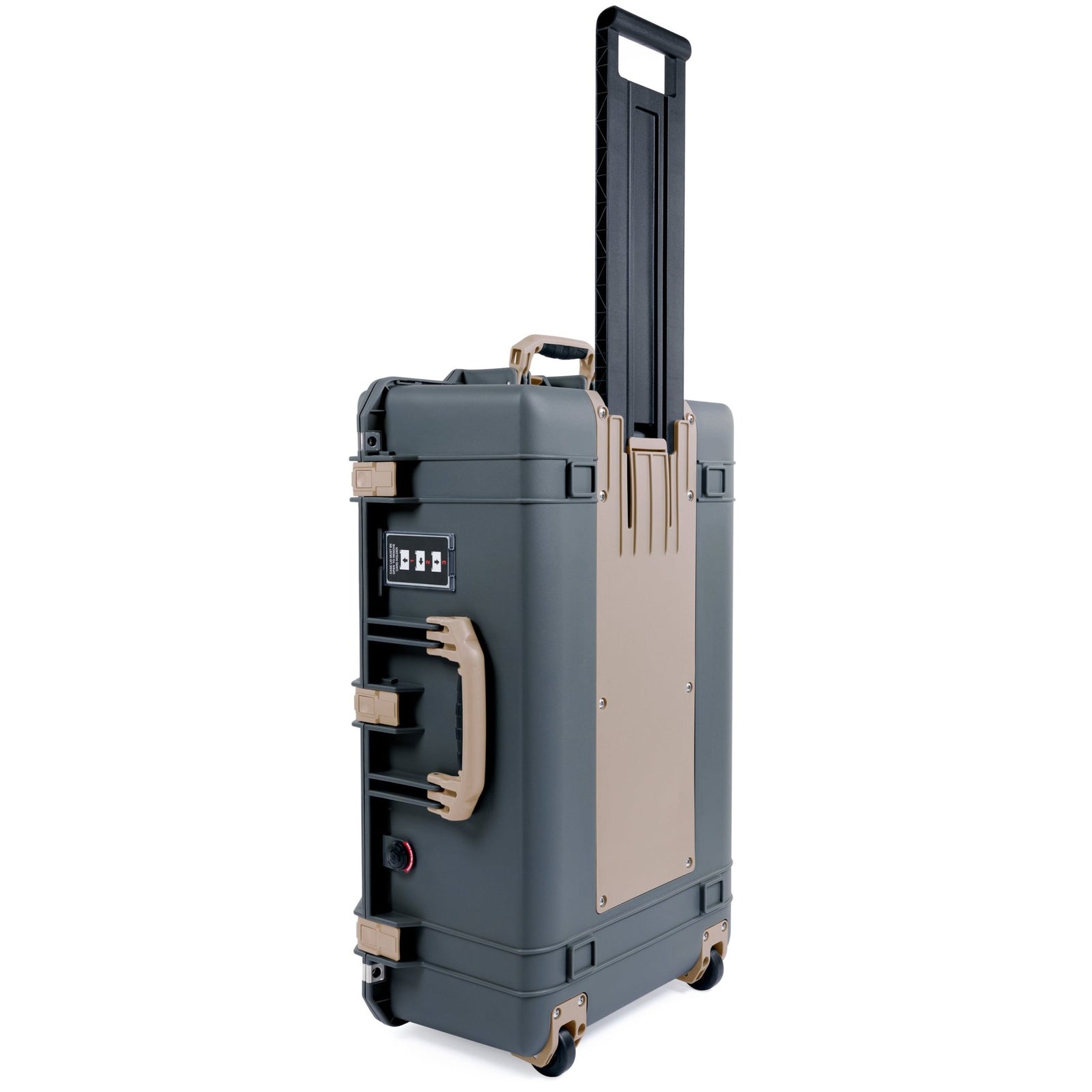 Pelican 1595 Air Case - Charcoal & Desert Tan Trolley - Empty