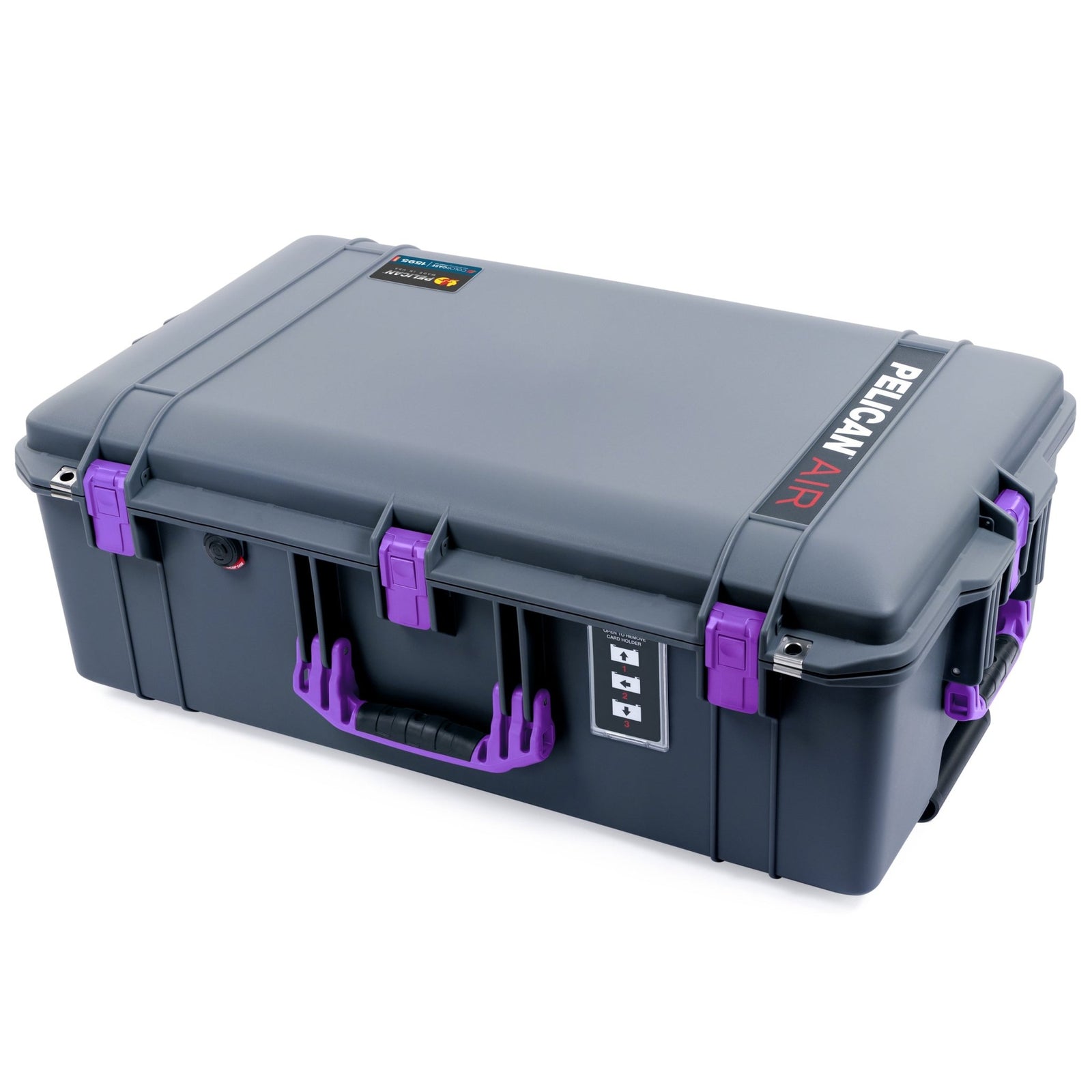 Pelican 1595 Air Case - Charcoal & Purple - Empty