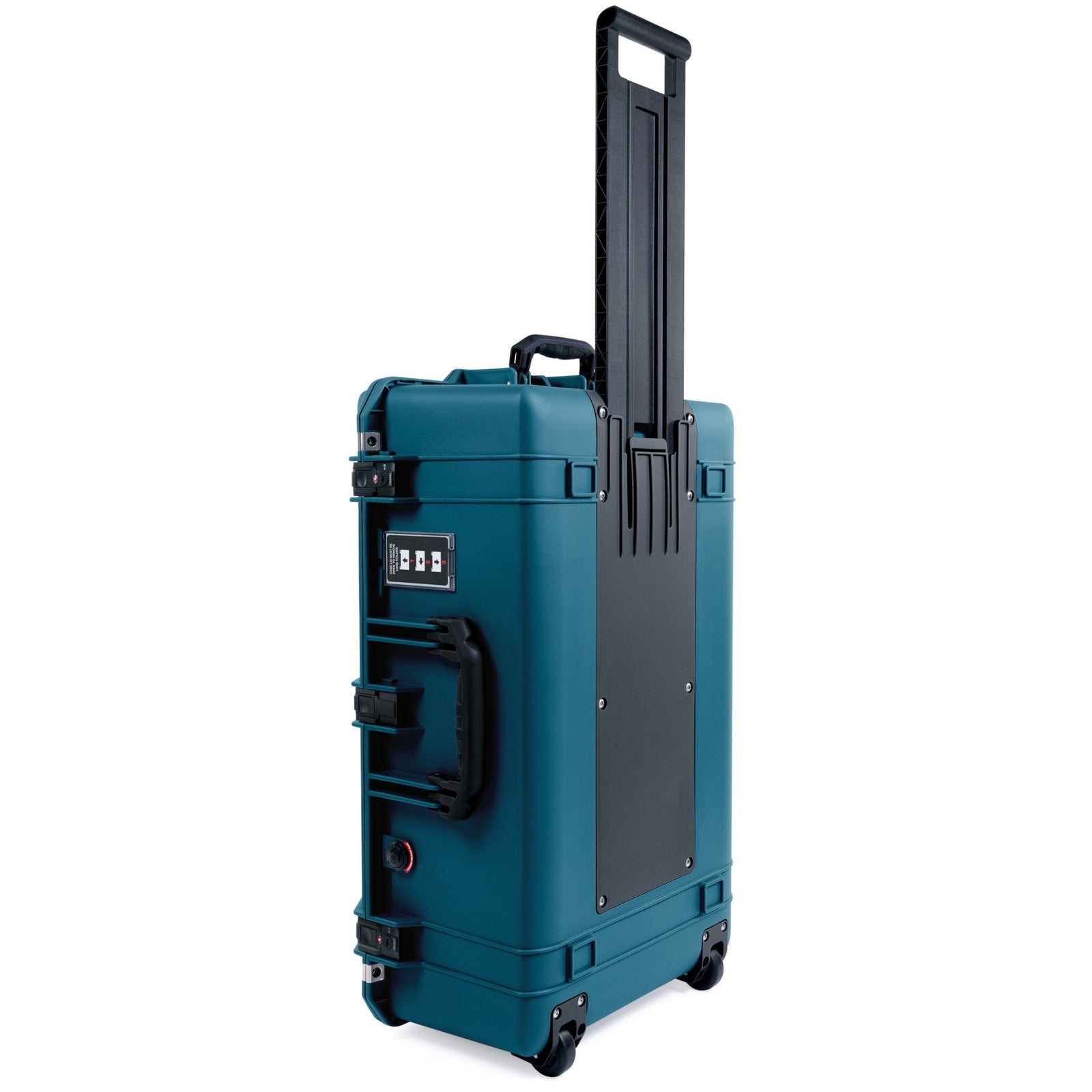 Pelican 1595 Air Case - Indigo & Black TSA Latches + Trolley - Pick & Pluck Foam / TRVL Lid Organizer