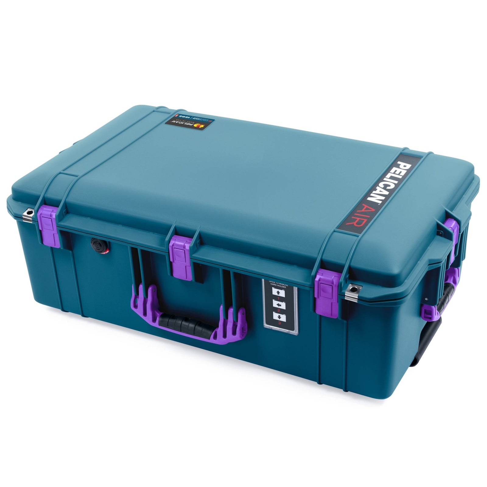 Pelican 1595 Air Case - Indigo & Purple - Pick & Pluck Foam / TRVL Lid Organizer
