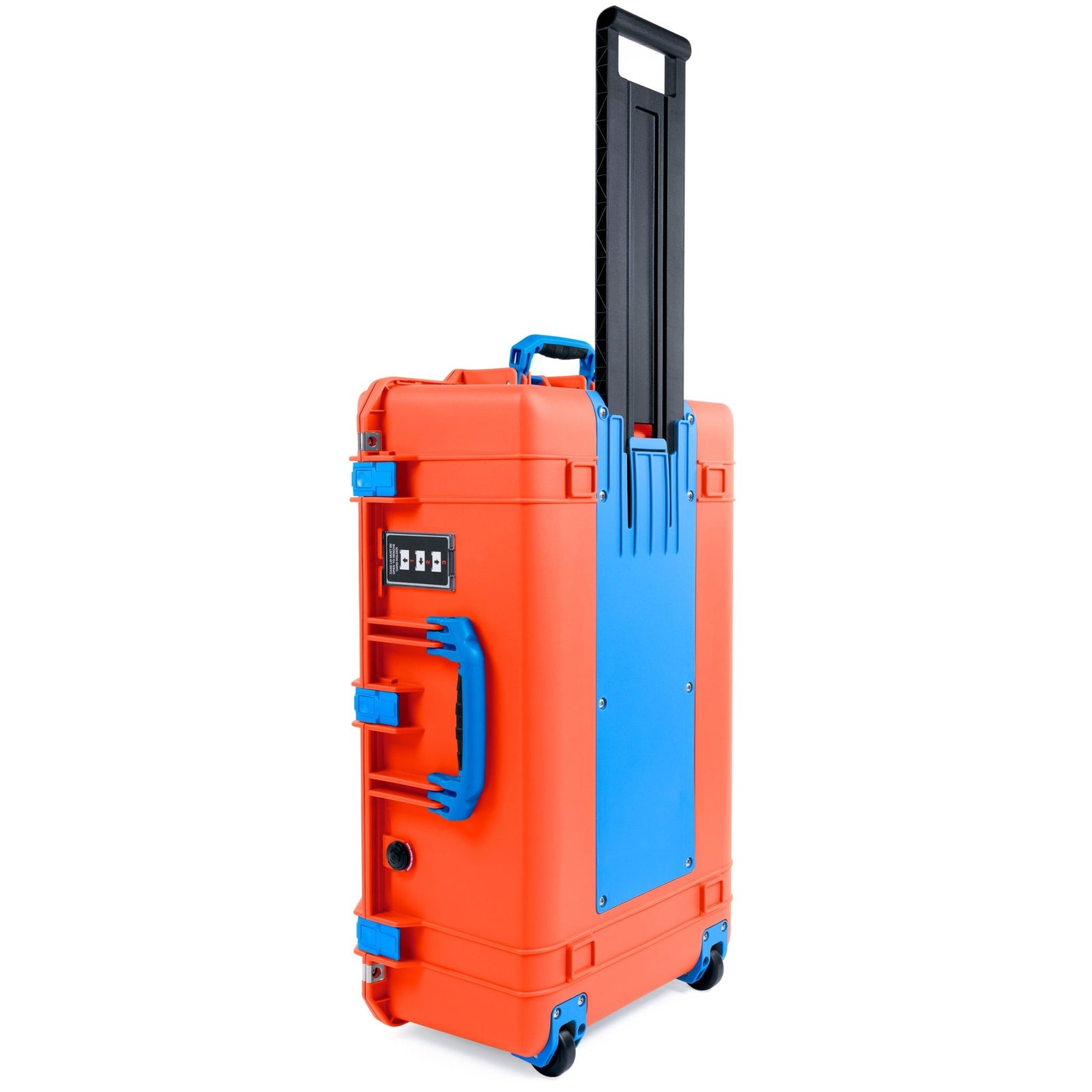 Pelican 1595 Air Case - Orange & Blue Trolley - Empty