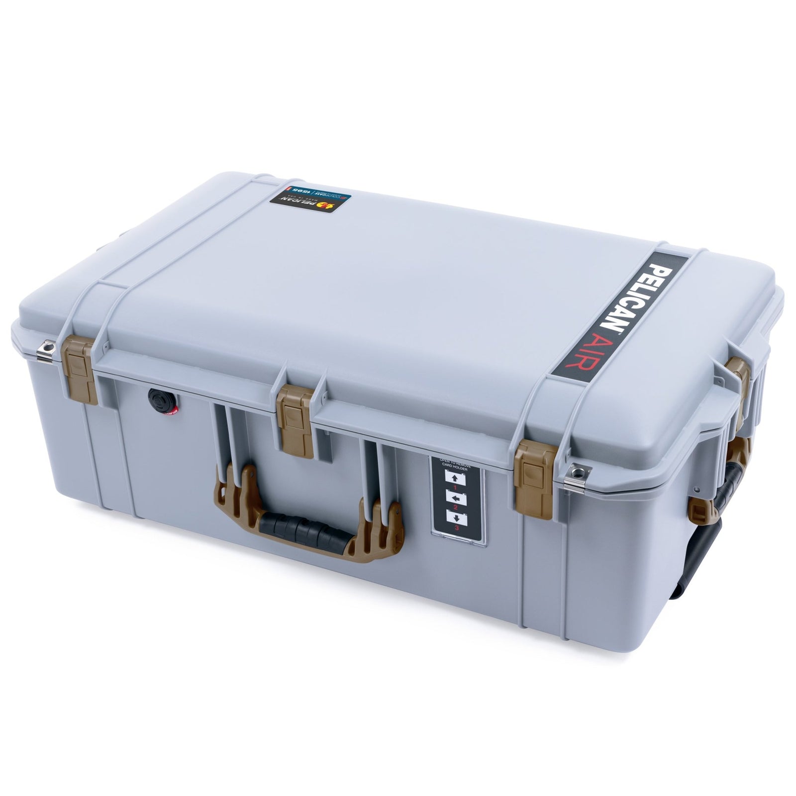 Pelican 1595 Air Case - Silver & Dark Desert Dirt - Empty