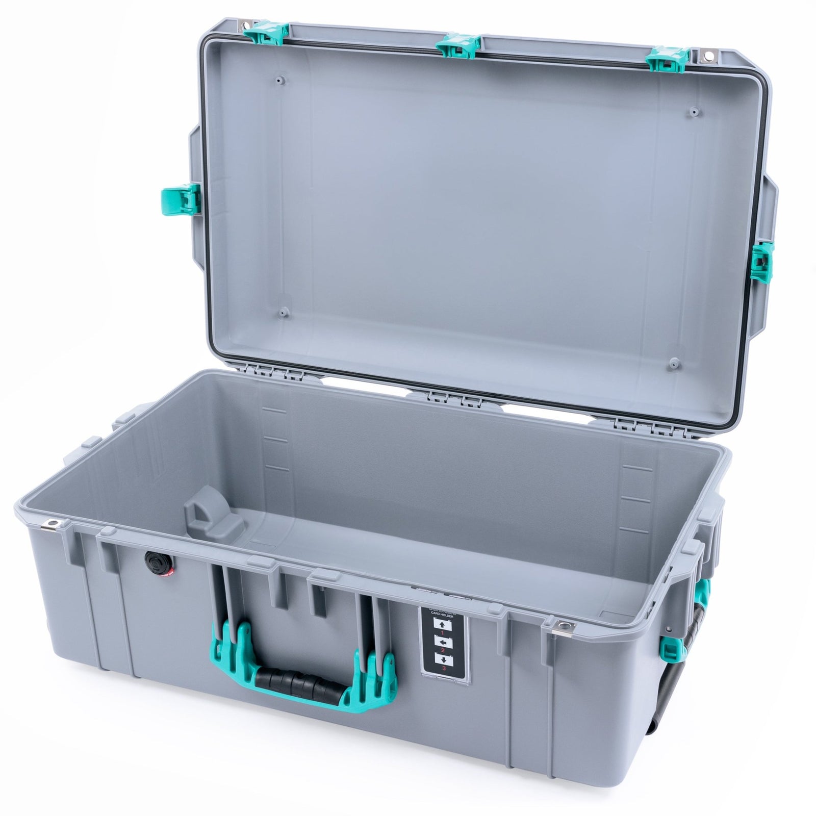 Pelican 1595 Air Case - Silver & Teal - Empty