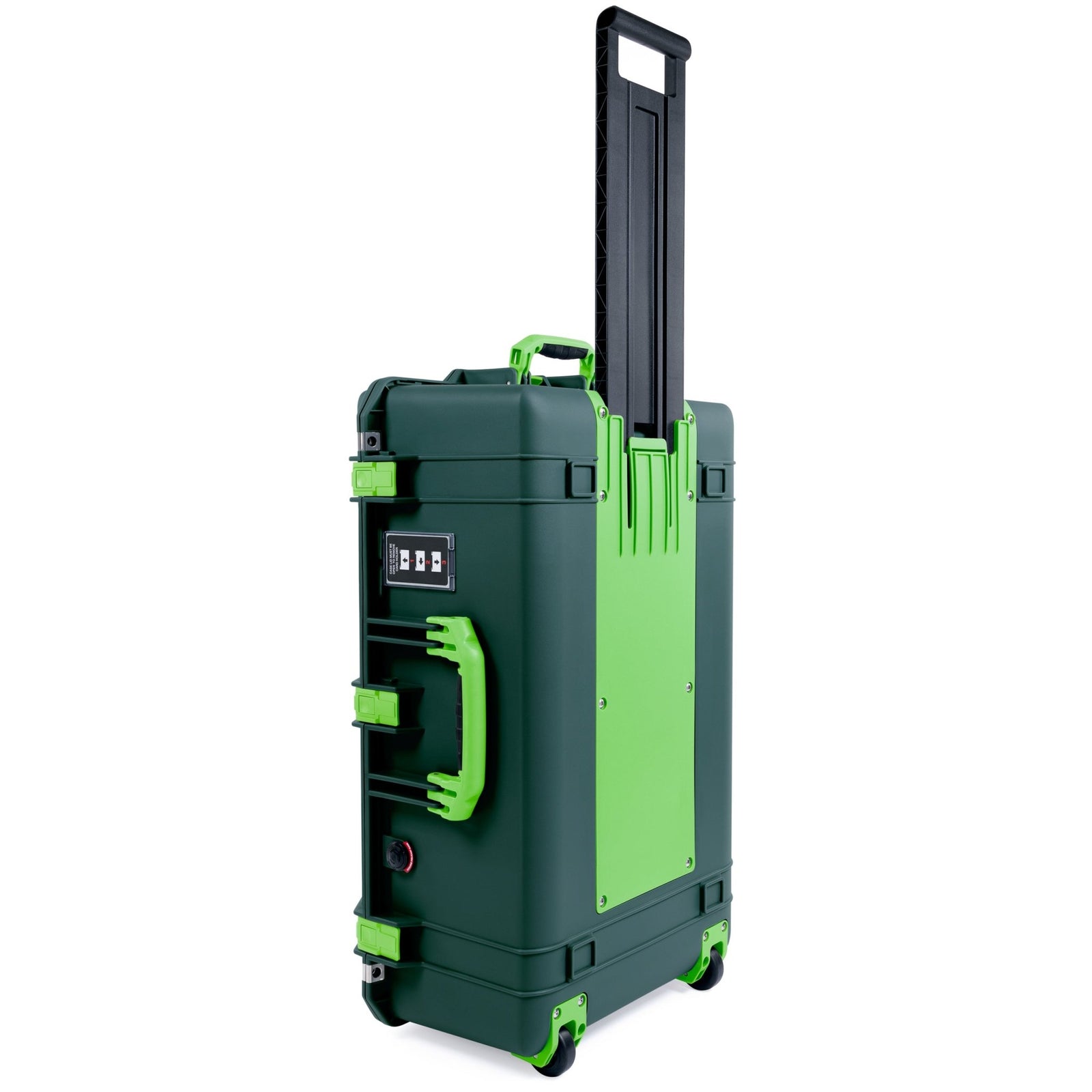 Pelican 1595 Air Case - Trekking Green & Lime Green Trolley - Empty