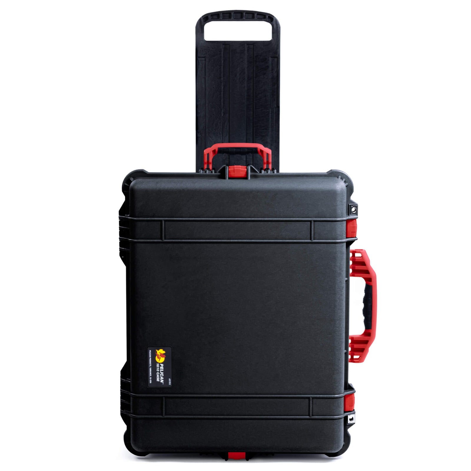 Pelican 1610 Case, Black with Red Handles and Latches - Empty