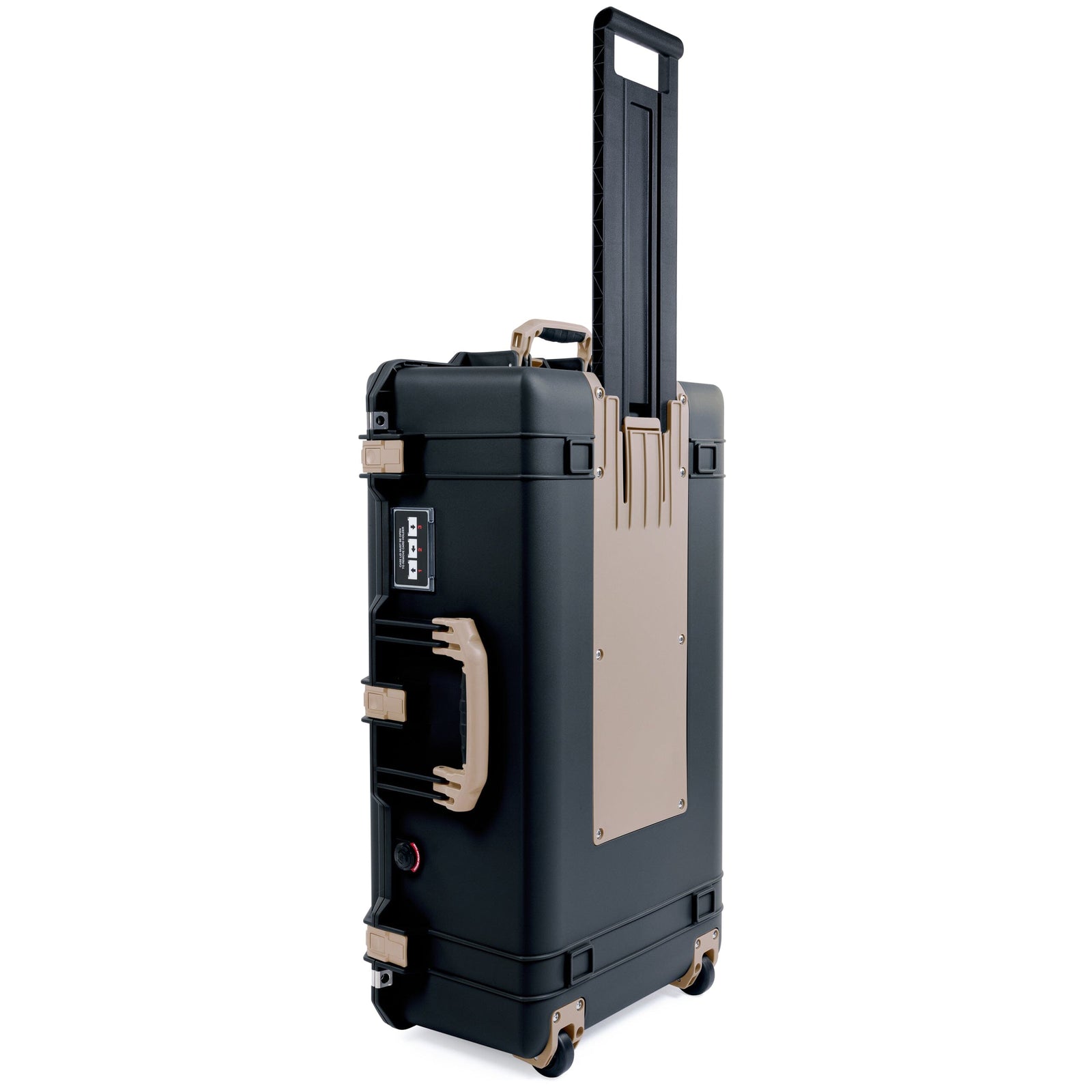 Pelican 1615 Air Case - Black & Desert Tan Trolley ColorCase