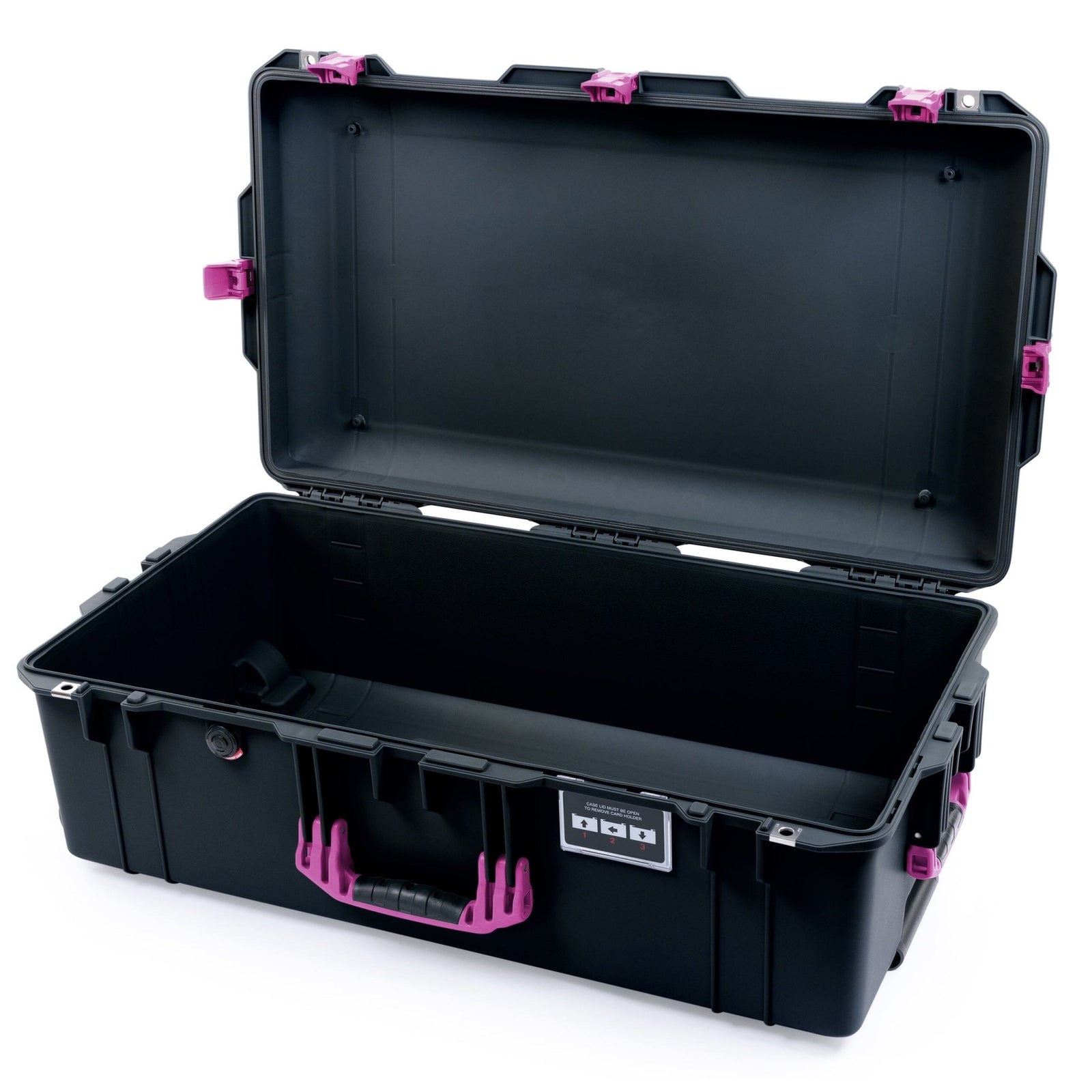 Pelican 1615 Air Case - Black & Magenta Empty ColorCase 016150-0000-110-401