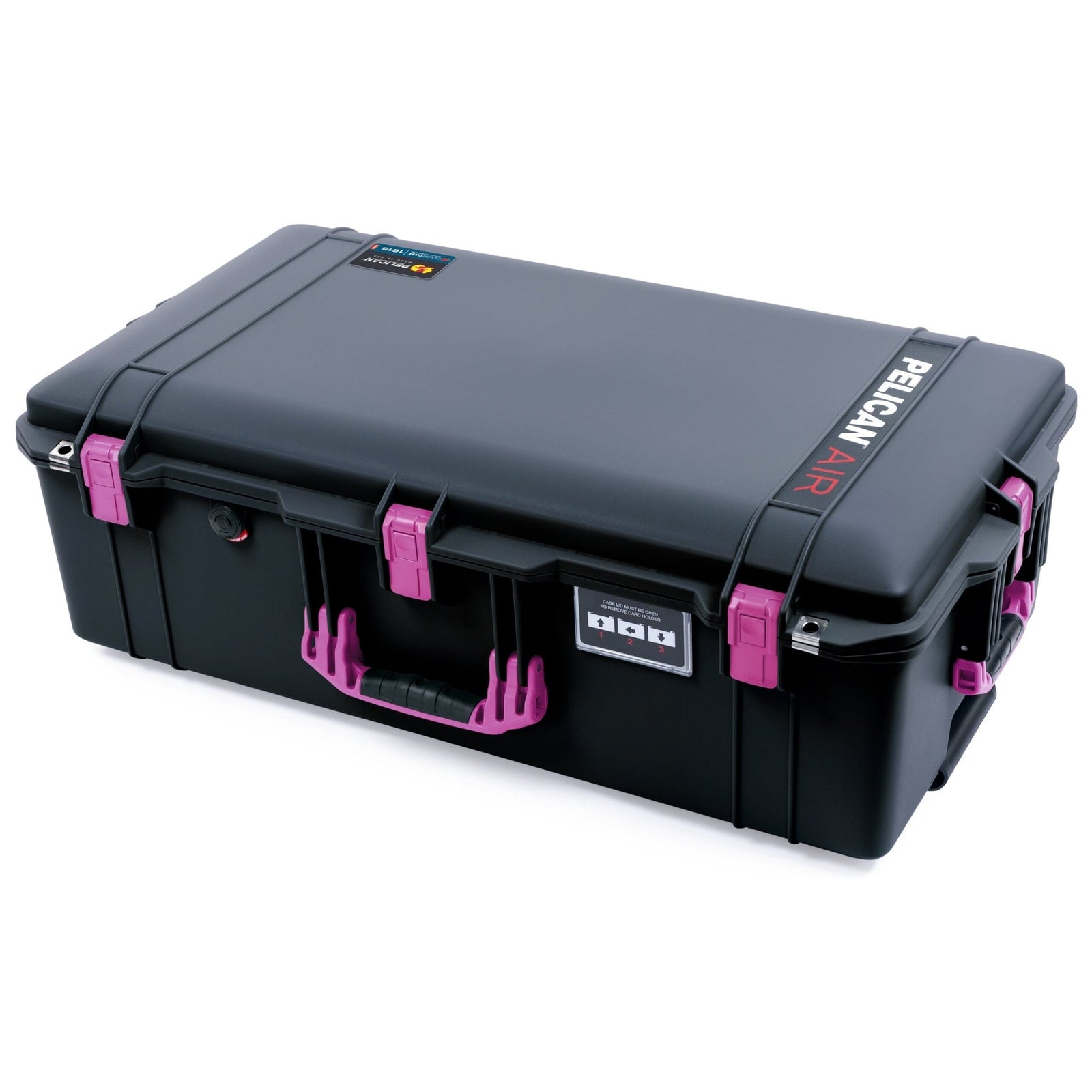 Pelican 1615 Air Case - Black & Magenta Trolley ColorCase