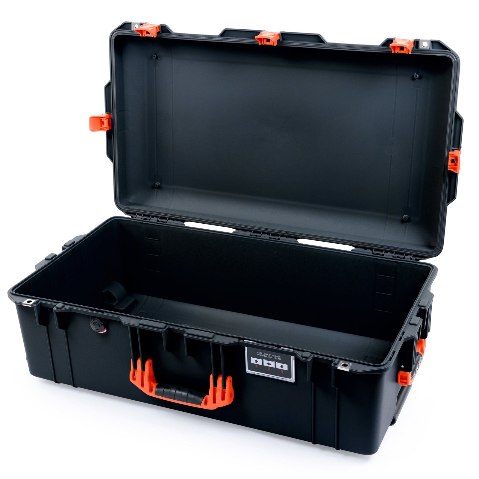 Pelican 1615 Air Case - Black & Orange Empty ColorCase 016150-0000-110-151