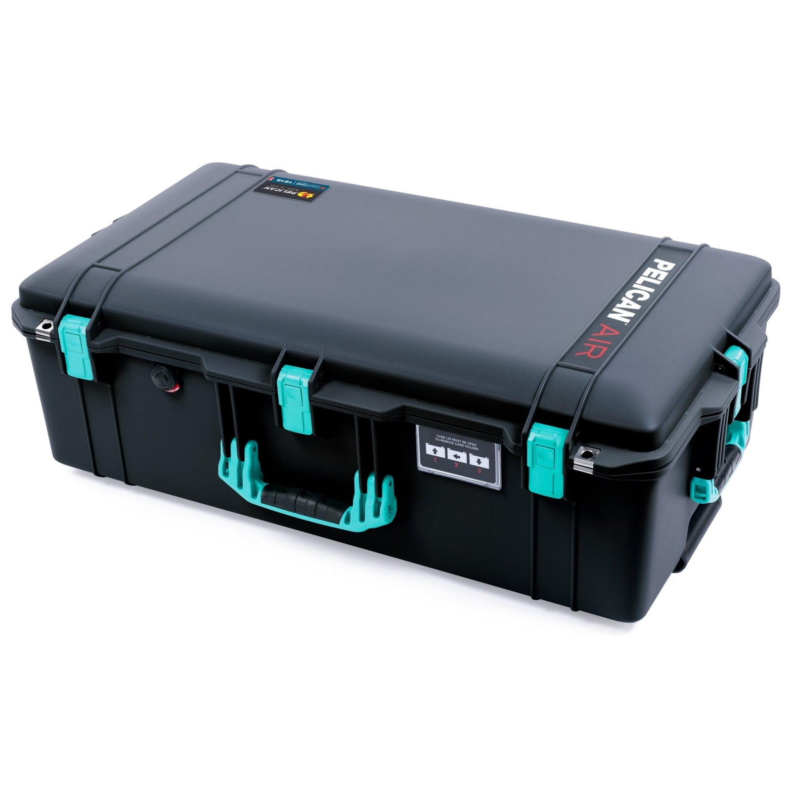 Pelican 1615 Air Case - Black & Teal Trolley ColorCase