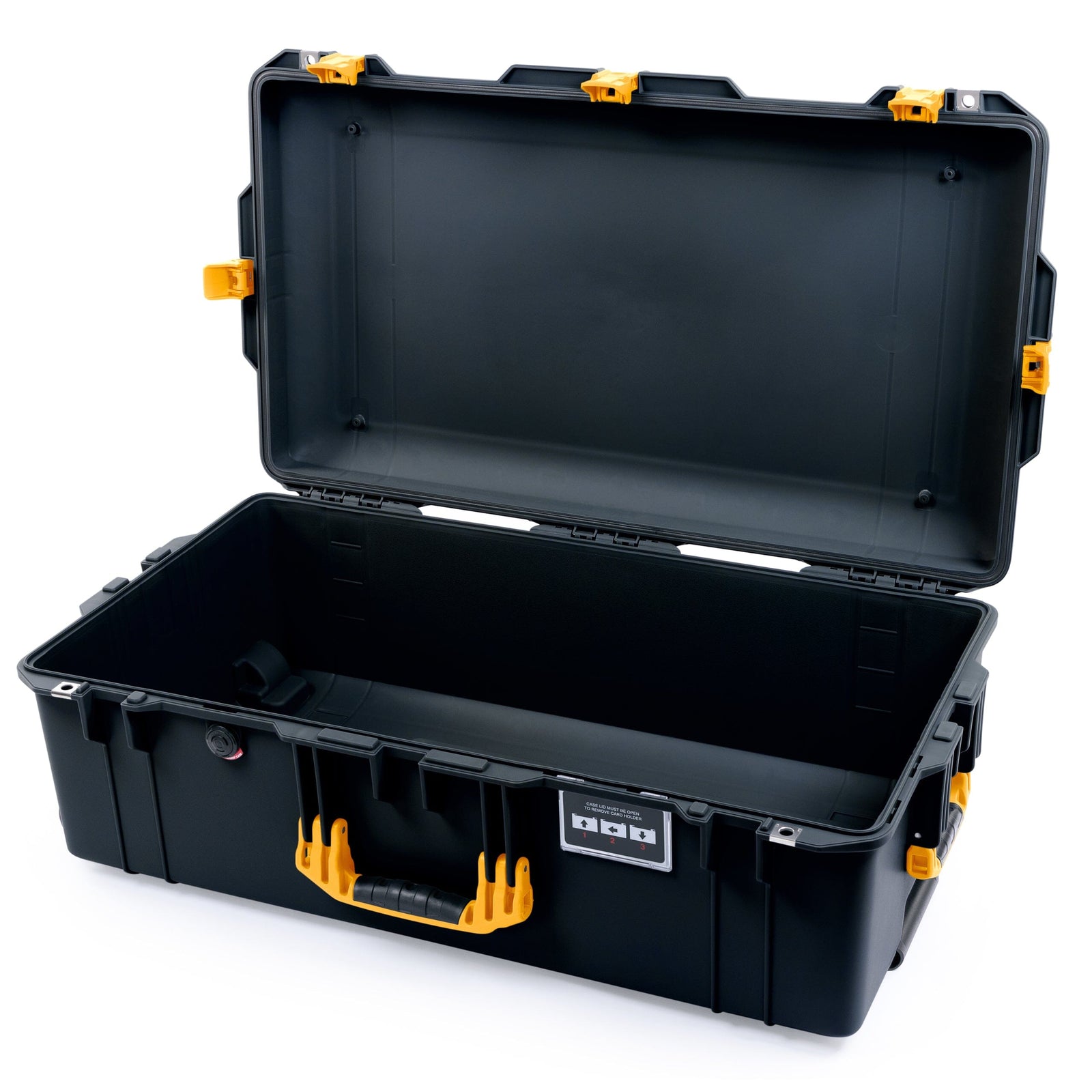 Pelican 1615 Air Case - Black & Yellow Trolley Empty ColorCase 016150-0000-110-241-240