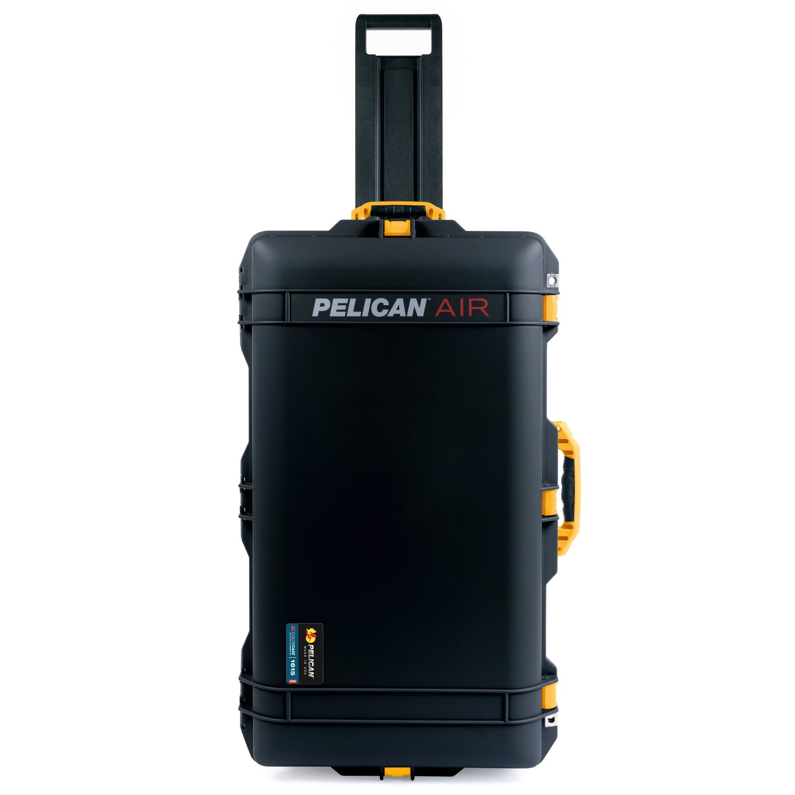 Pelican 1615 Air Case - Black & Yellow Trolley ColorCase