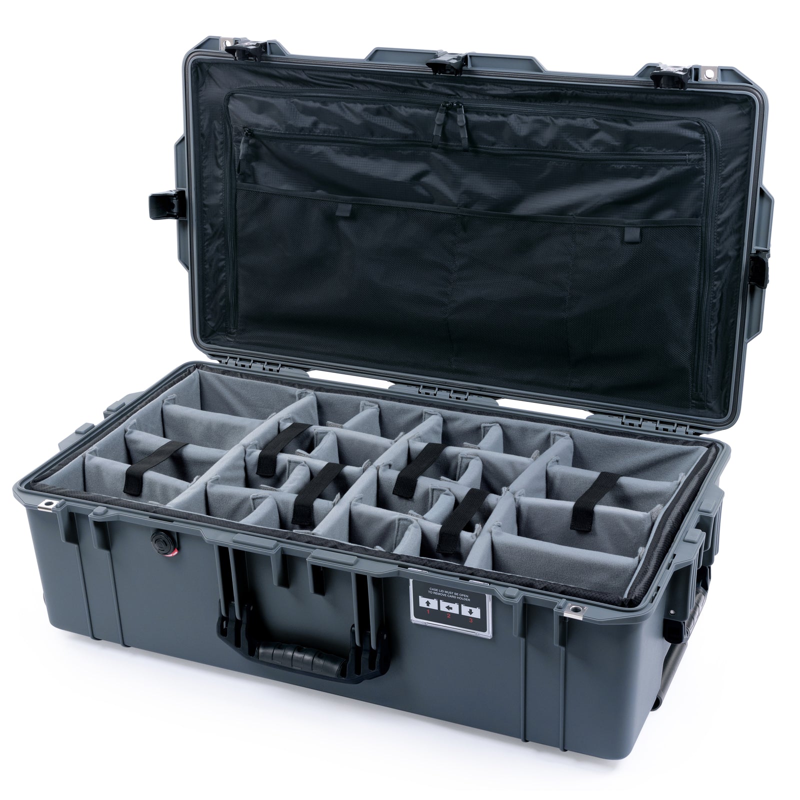 Pelican 1615 Air Case - Charcoal & Black TSA Latches