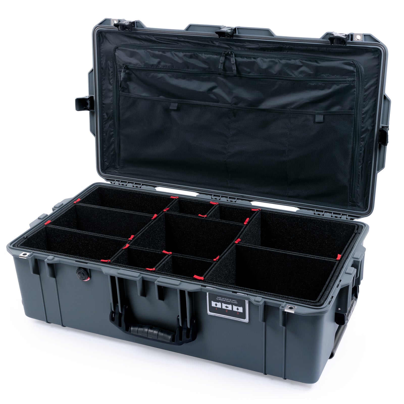 Pelican 1615 Air Case - Charcoal & Black TSA Latches