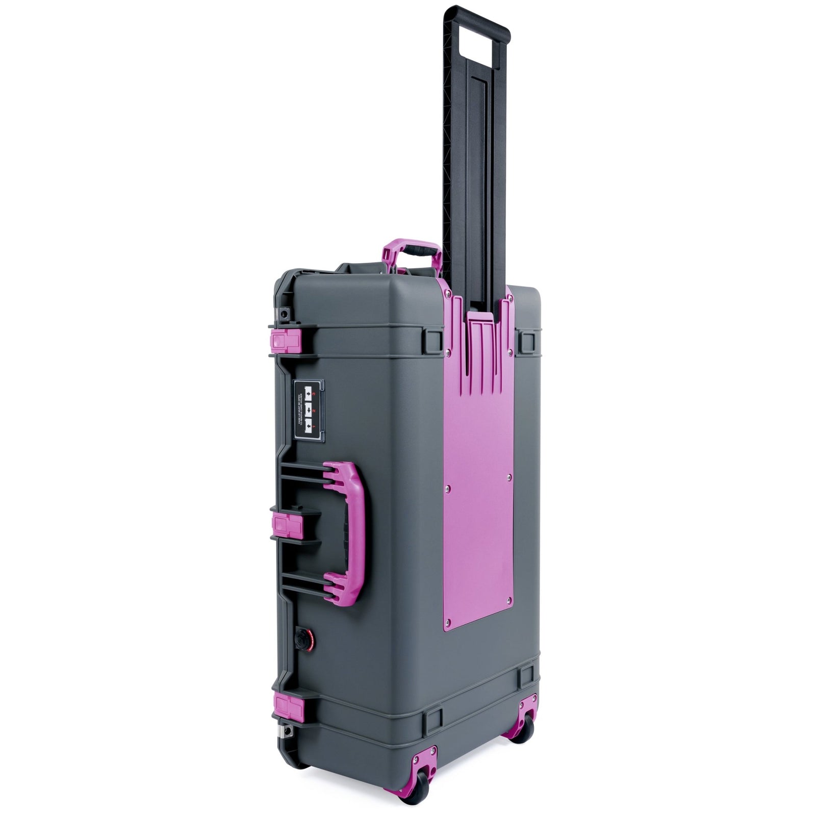 Pelican 1615 Air Case - Charcoal & Magenta Trolley - Empty