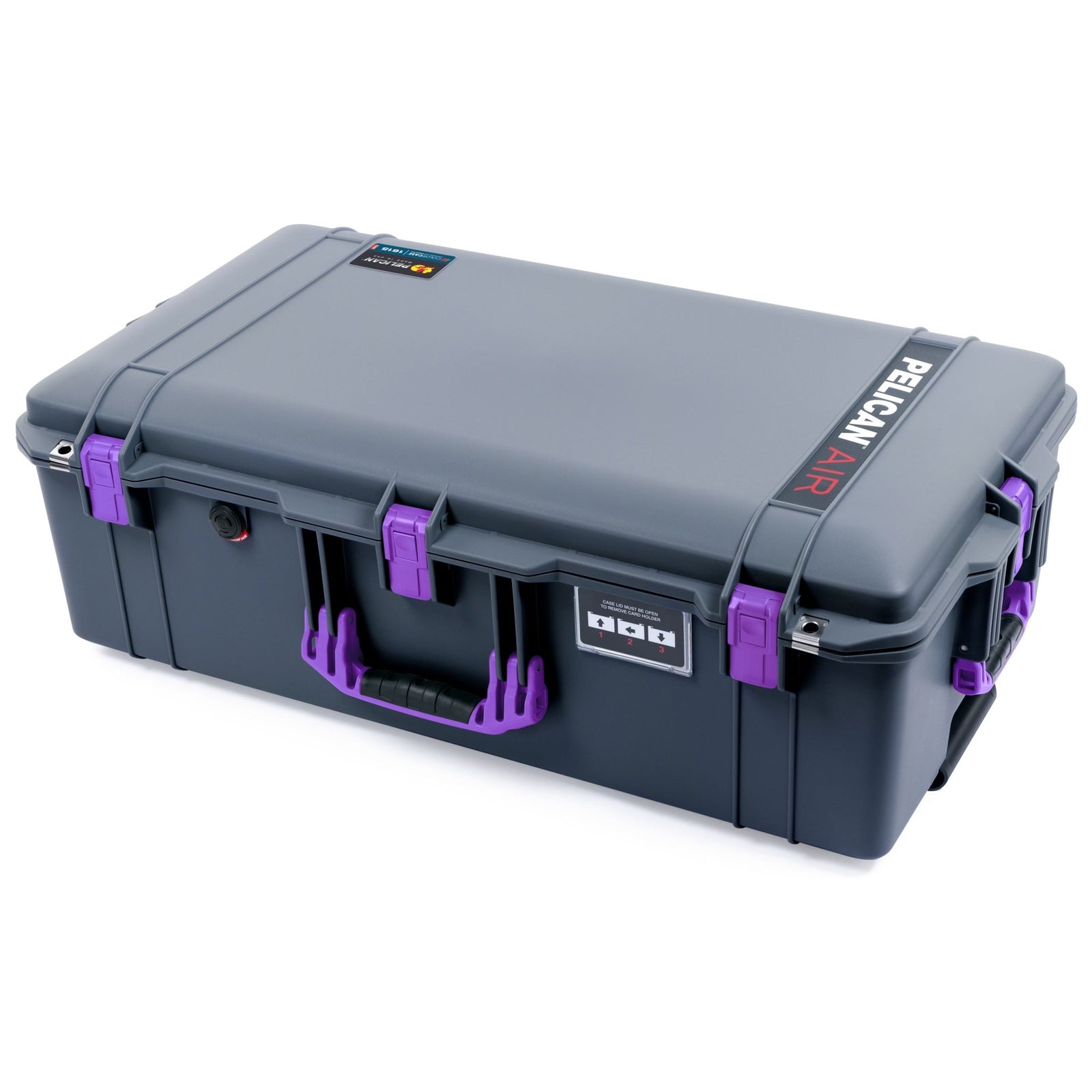 Pelican 1615 Air Case - Charcoal & Purple - Empty