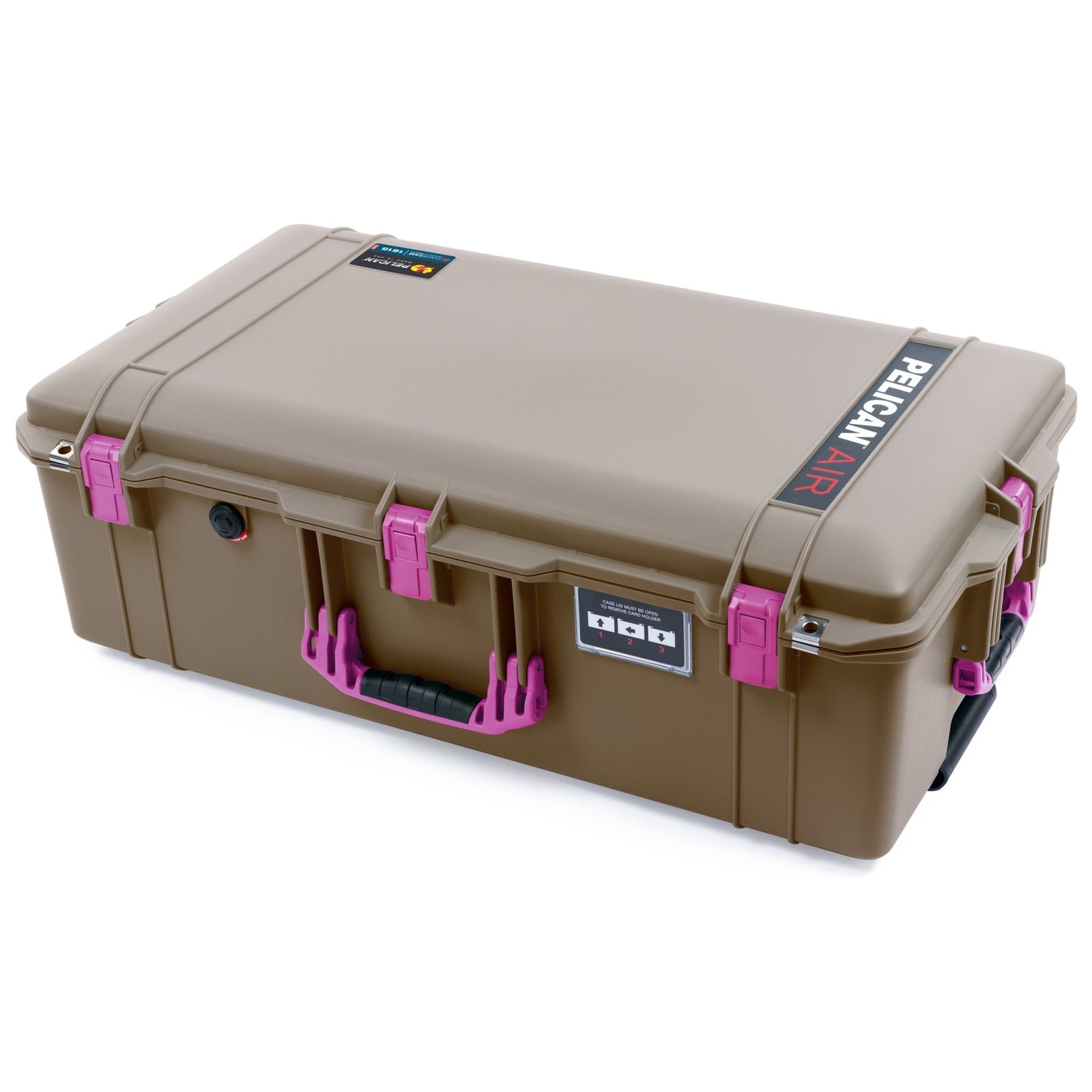Pelican 1615 Air Case - Dark Desert Dirt & Magenta - Empty