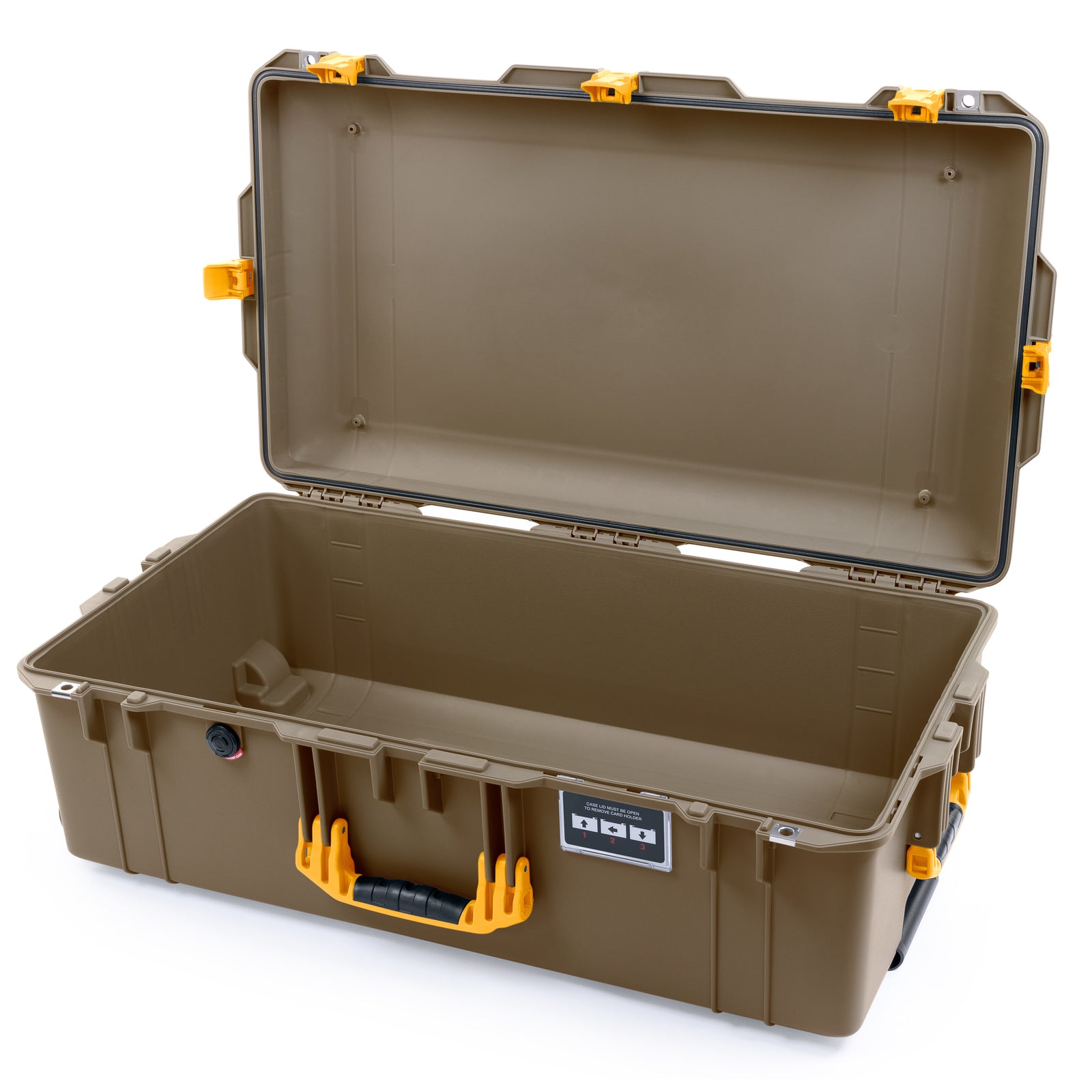 Pelican 1615 Air Case - Dark Desert Dirt & Yellow - Empty