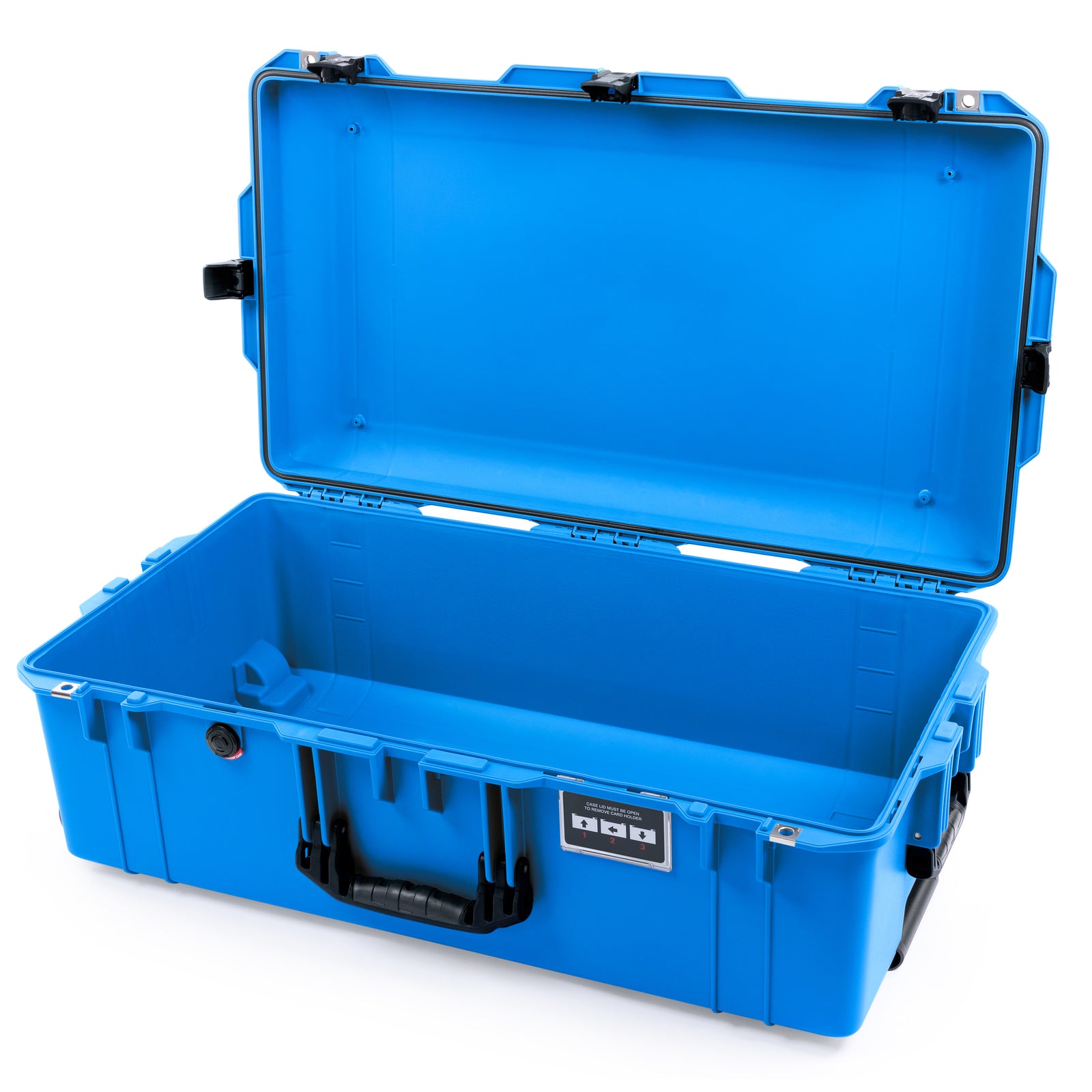 Pelican 1615 Air Case - Electric Blue & Black TSA Latches + Trolley