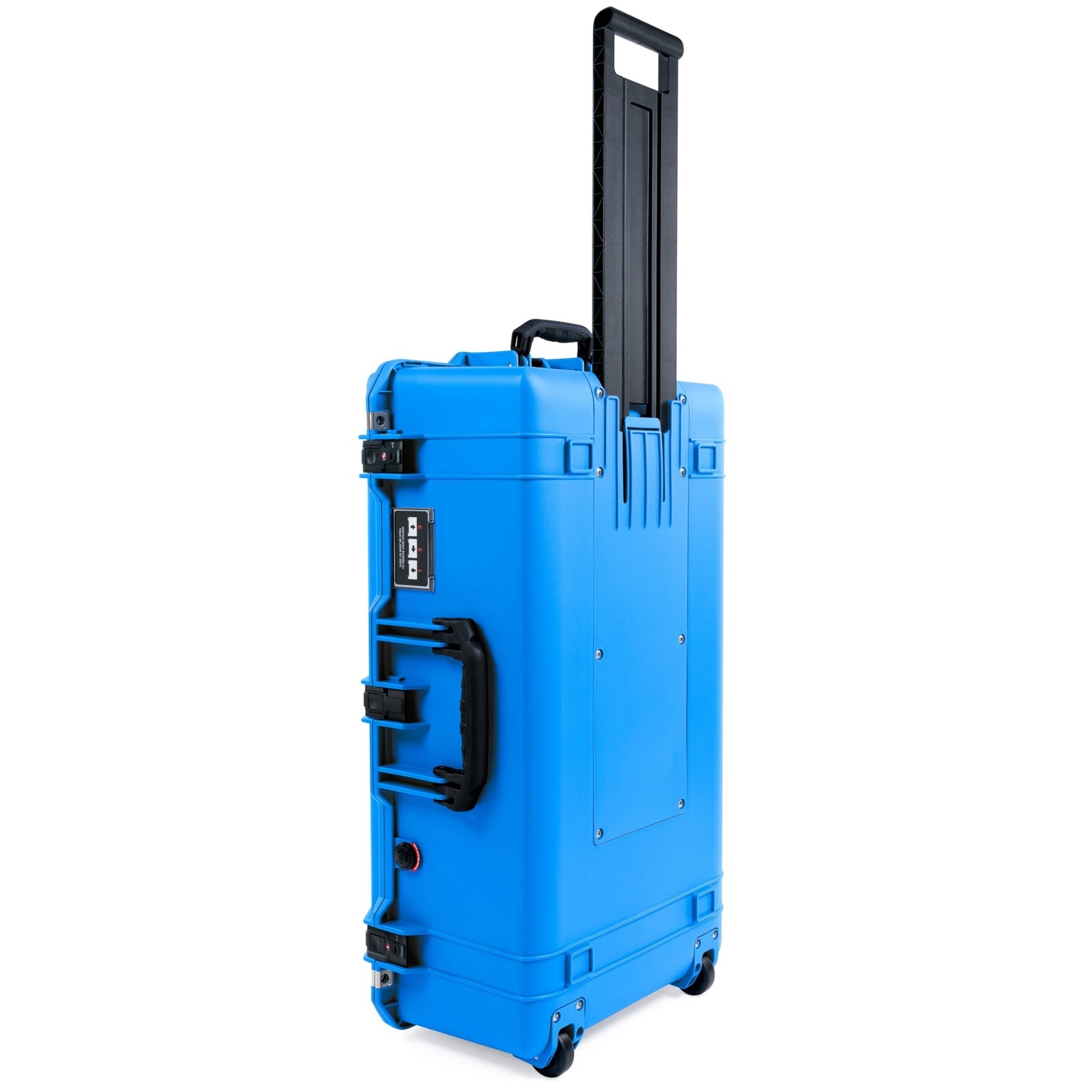 Pelican 1615 Air Case - Electric Blue & Black TSA Latches + Trolley - Empty