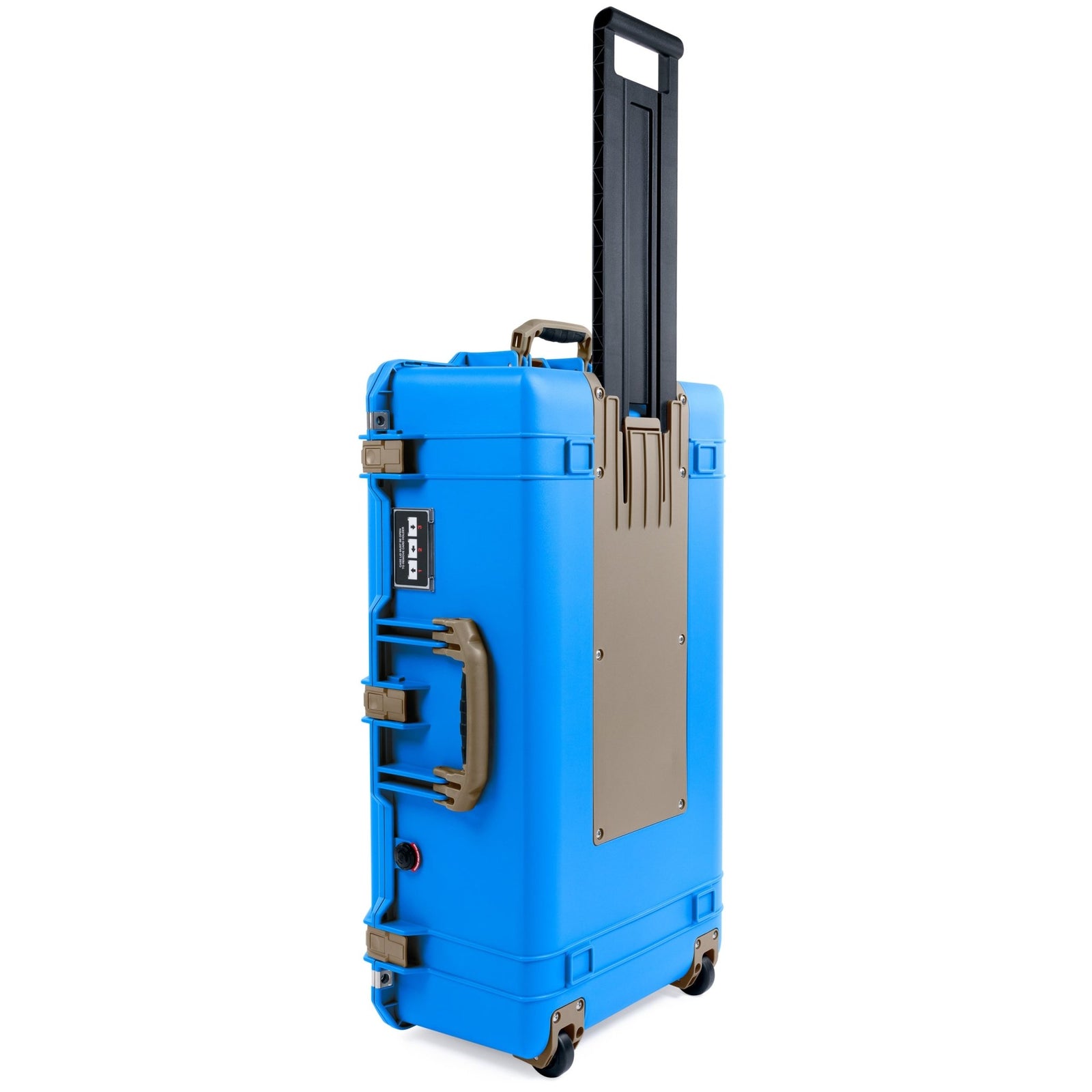 Pelican 1615 Air Case - Electric Blue & Dark Desert Dirt Trolley - Empty