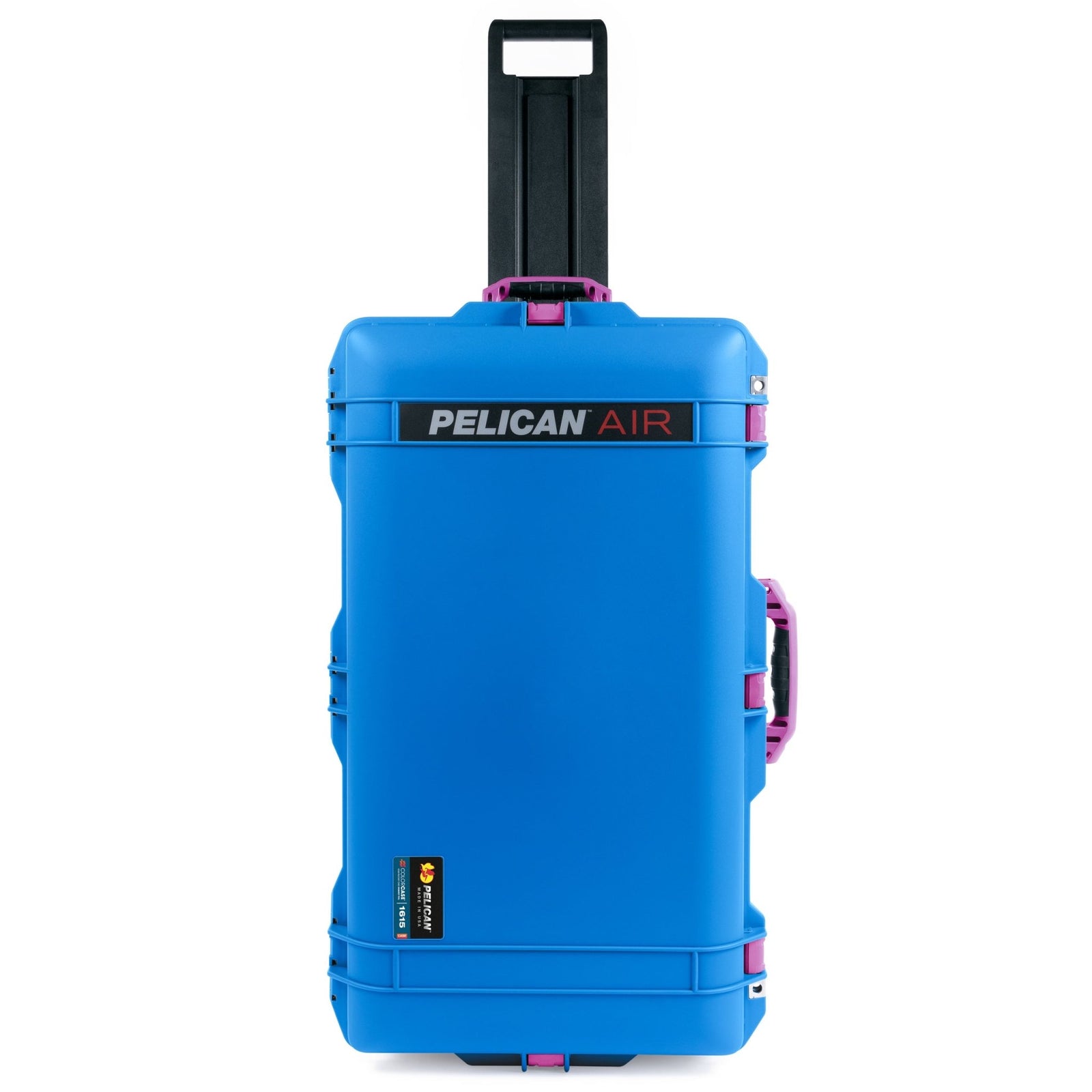 Pelican 1615 Air Case - Electric Blue & Magenta Trolley - Empty