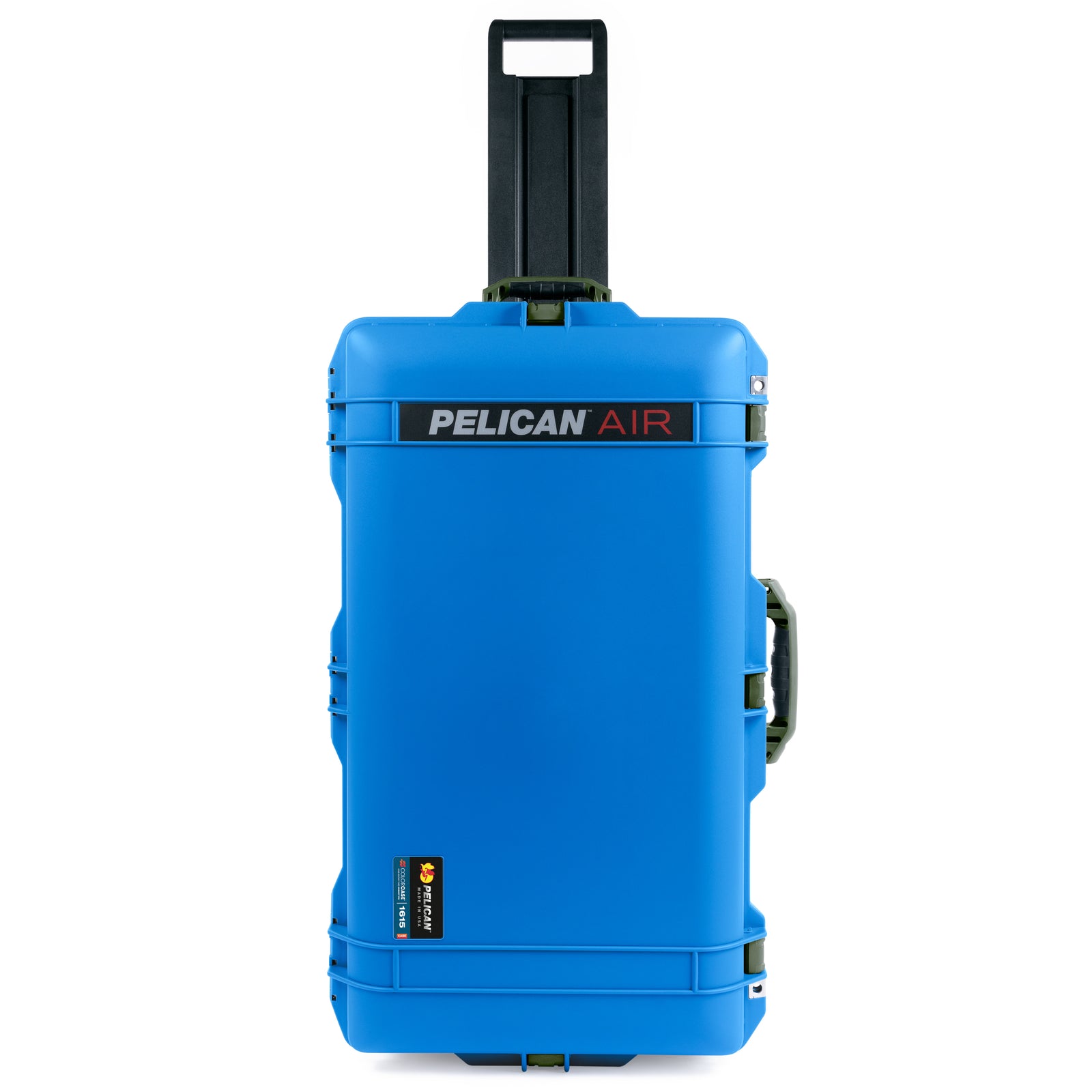Pelican 1615 Air Case - Electric Blue & OD Green