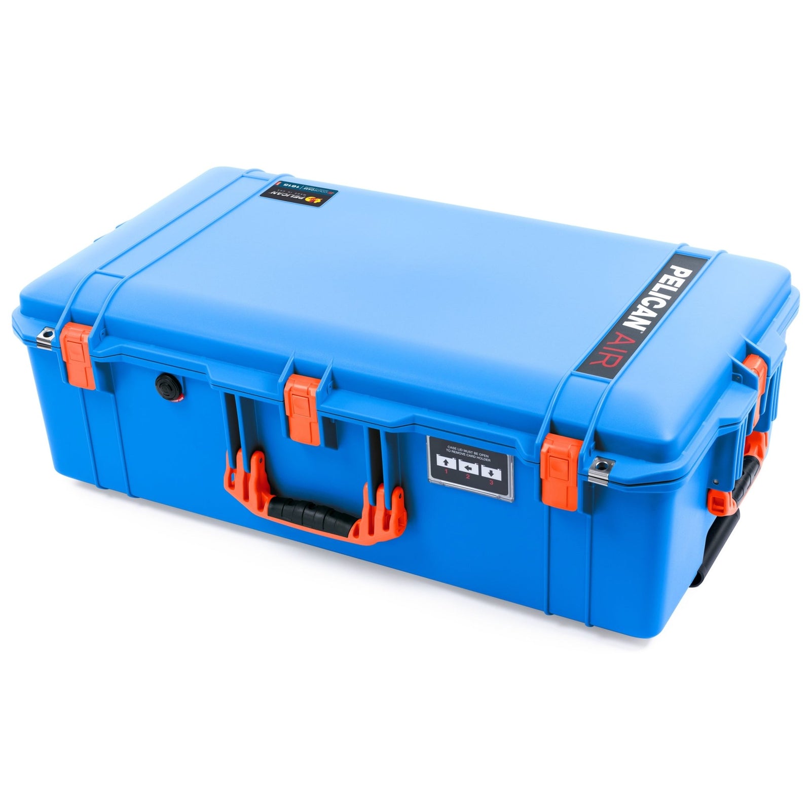 Pelican 1615 Air Case - Electric Blue & Orange - Empty