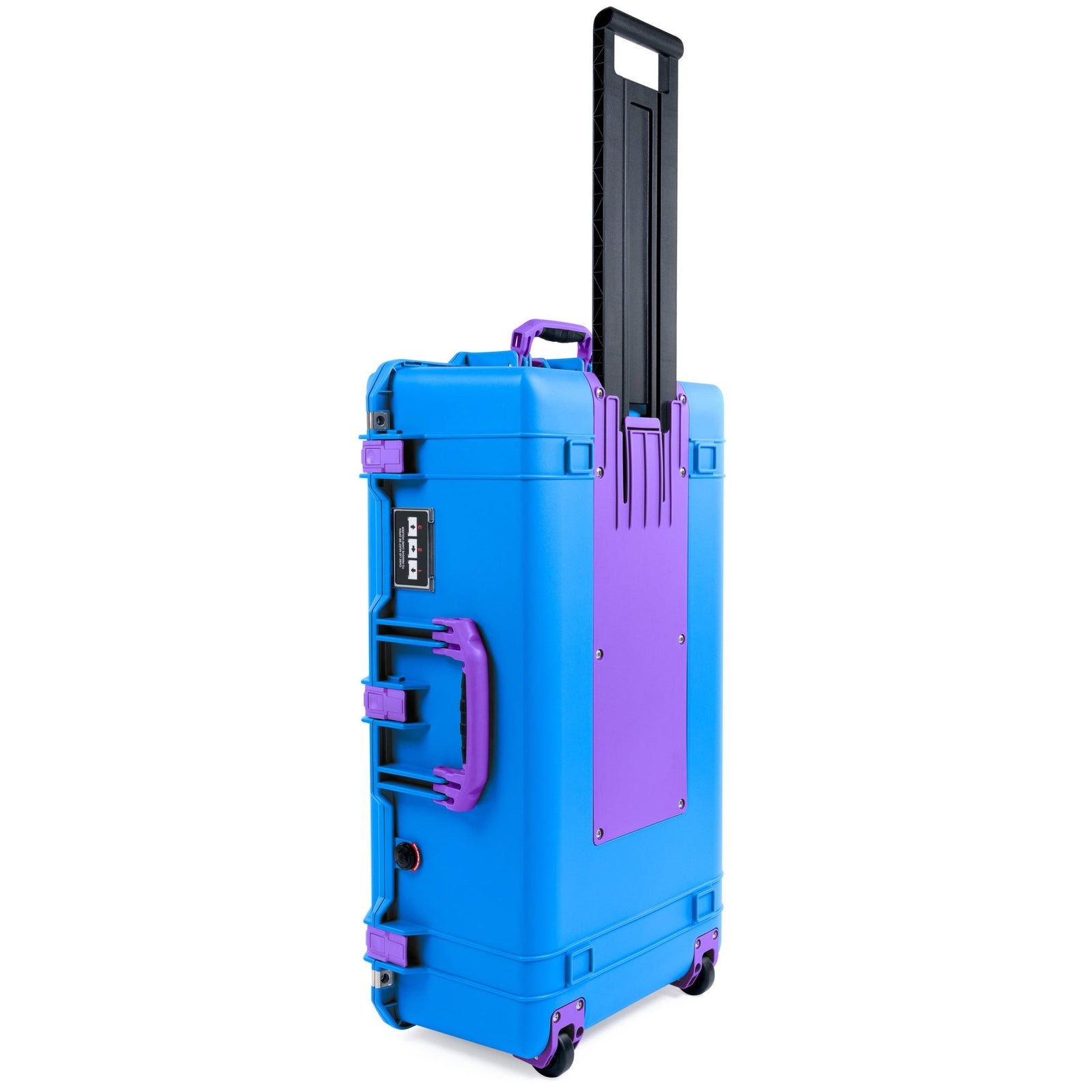 Pelican 1615 Air Case - Electric Blue & Purple Trolley - Empty