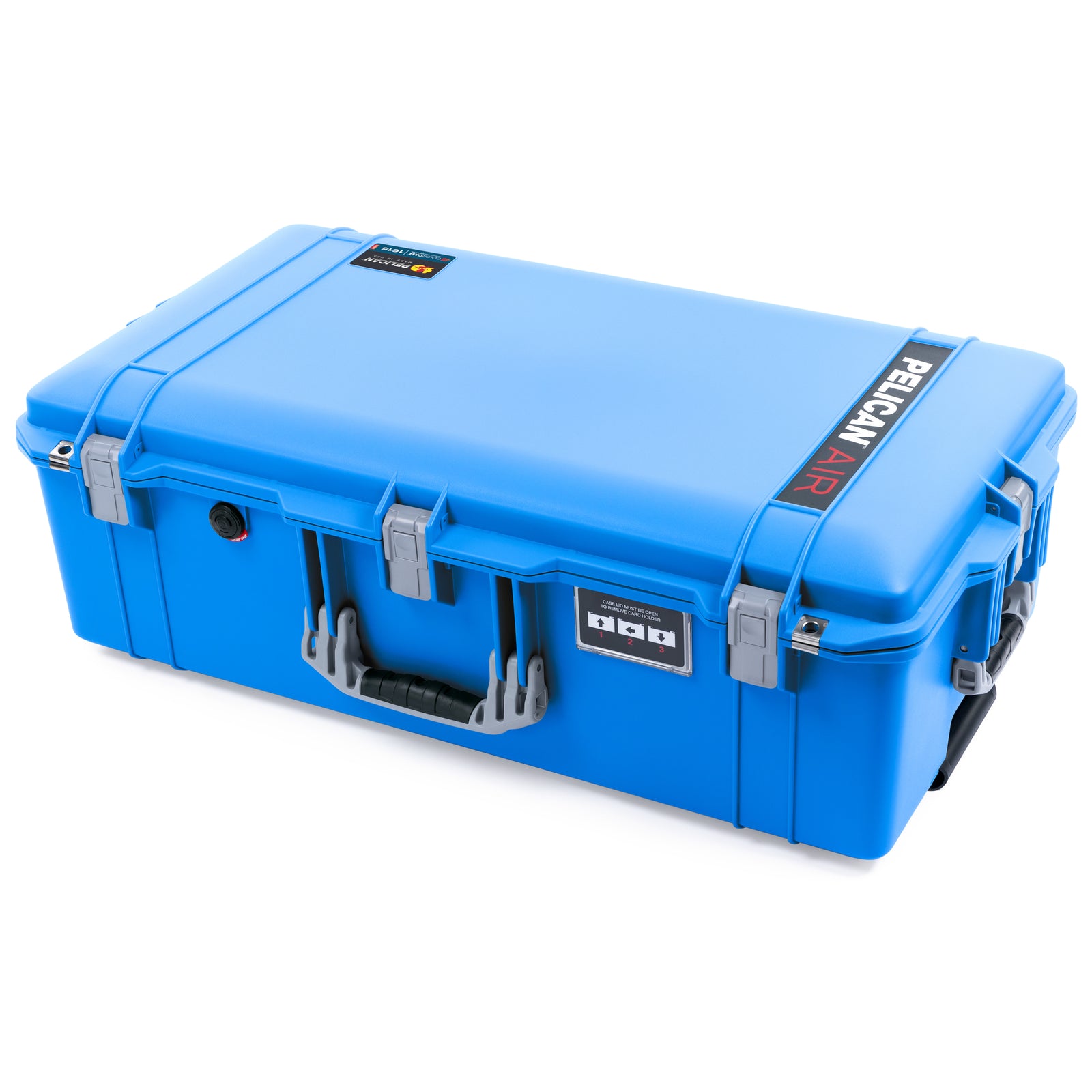 Pelican 1615 Air Case - Electric Blue & Silver