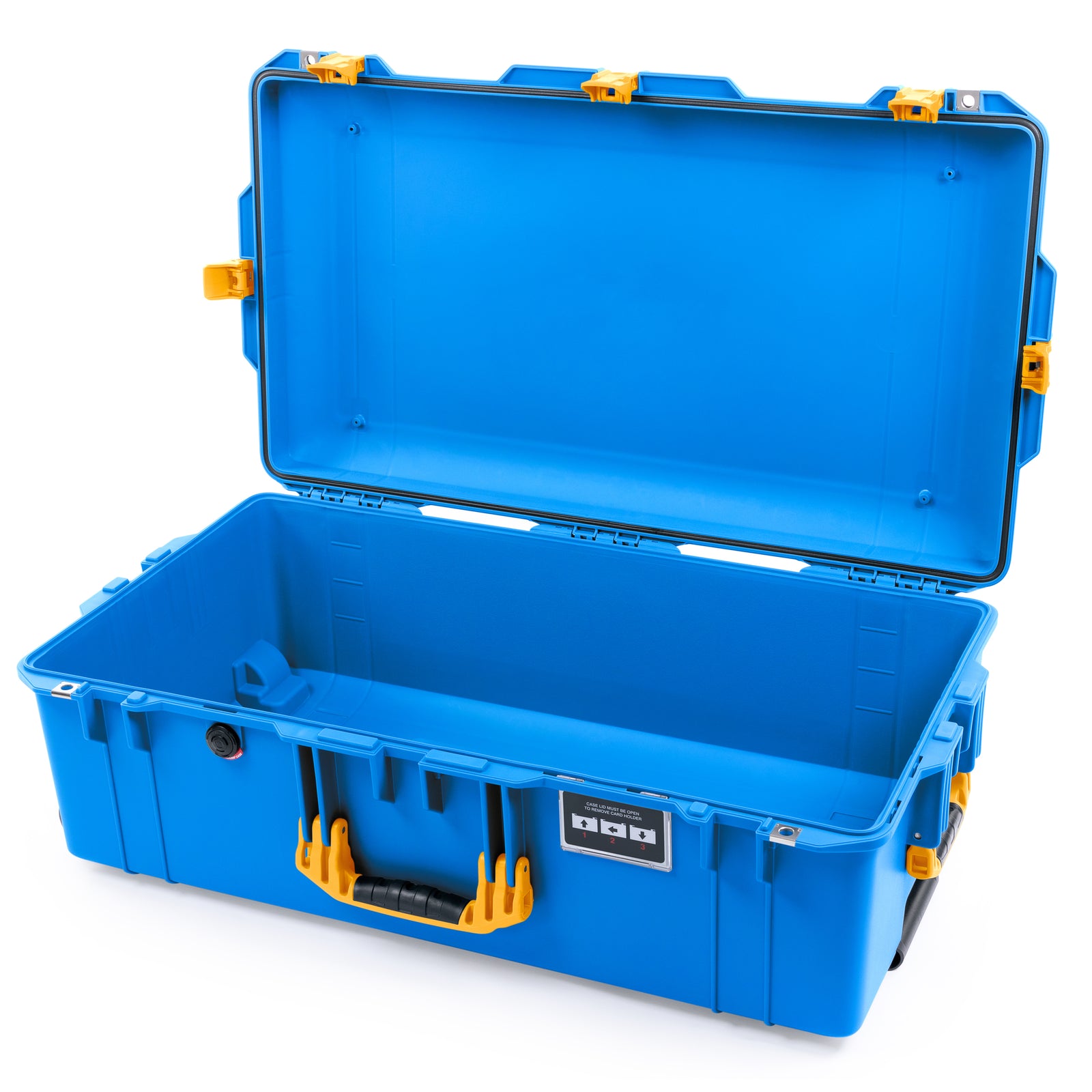 Pelican 1615 Air Case - Electric Blue & Yellow