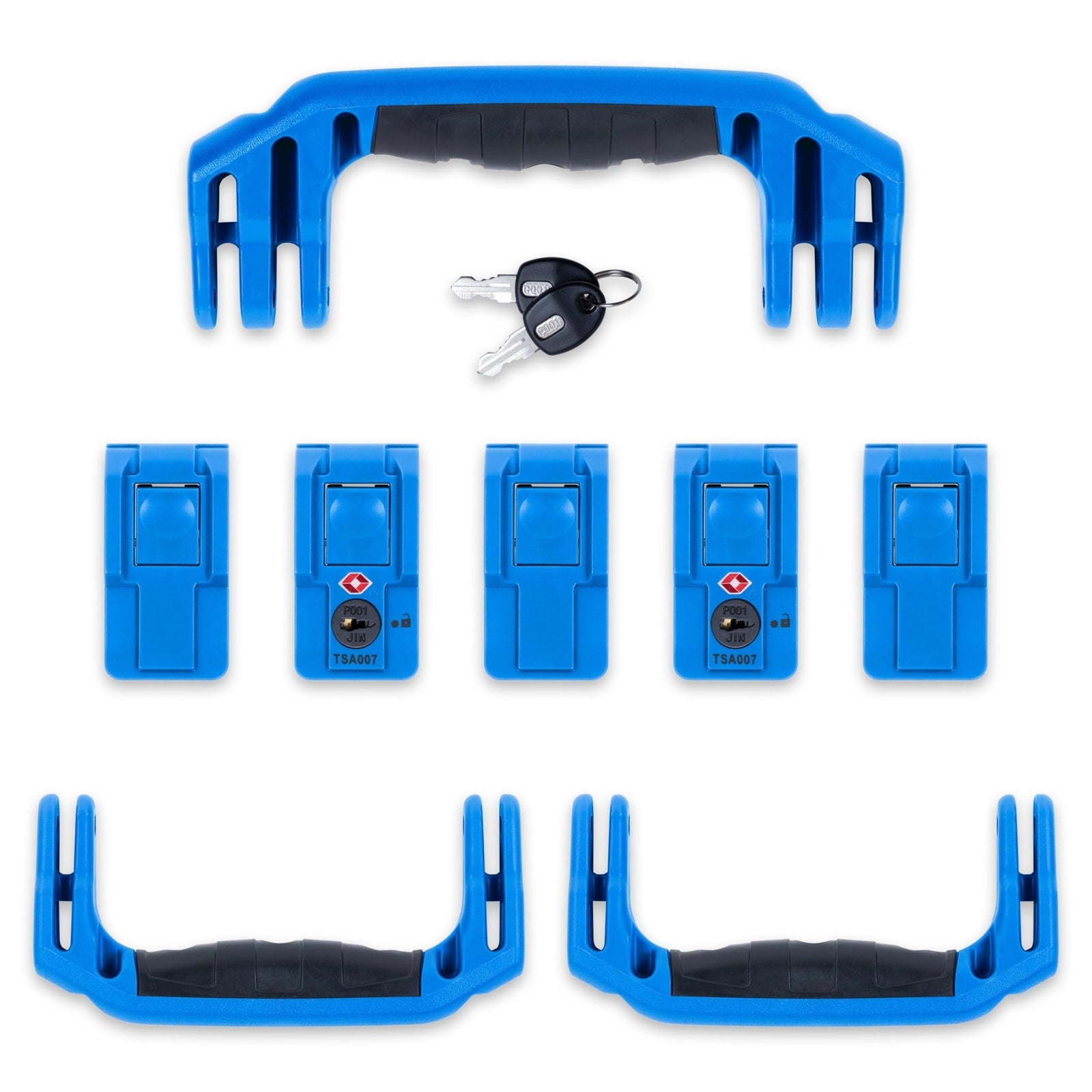 Pelican 1615 Air Replacement Handles & Latches Set - Blue TSA -