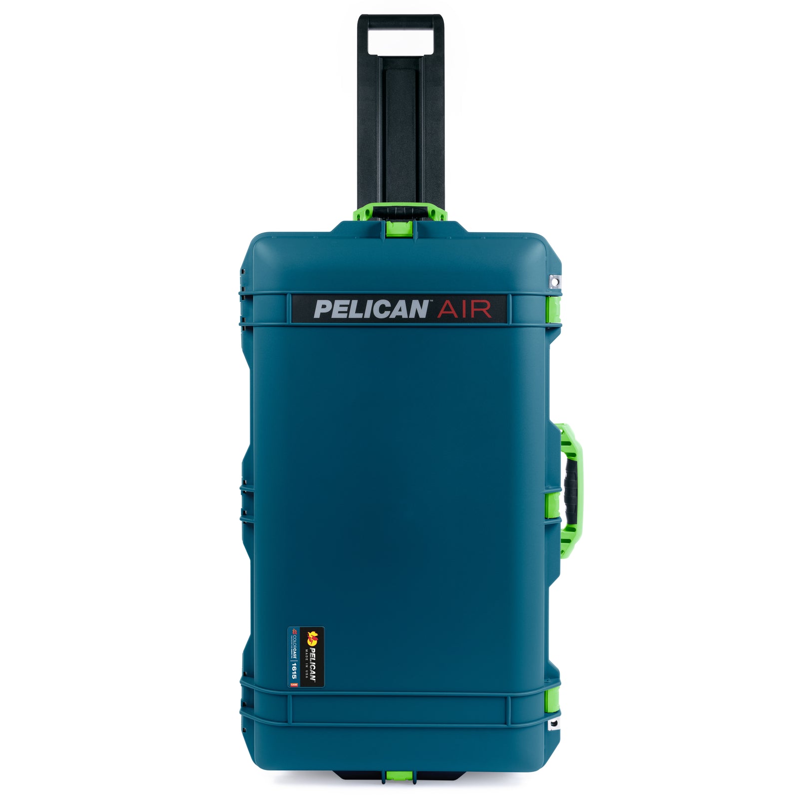 Pelican 1615 Air Case - Indigo & Lime Green Trolley