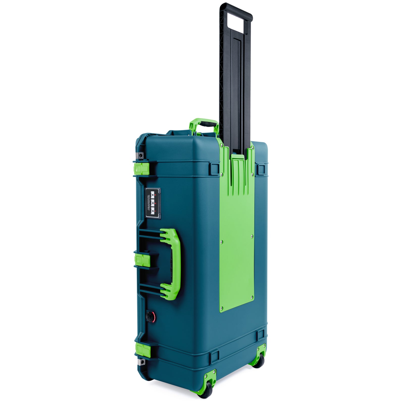 Pelican 1615 Air Case - Indigo & Lime Green Trolley