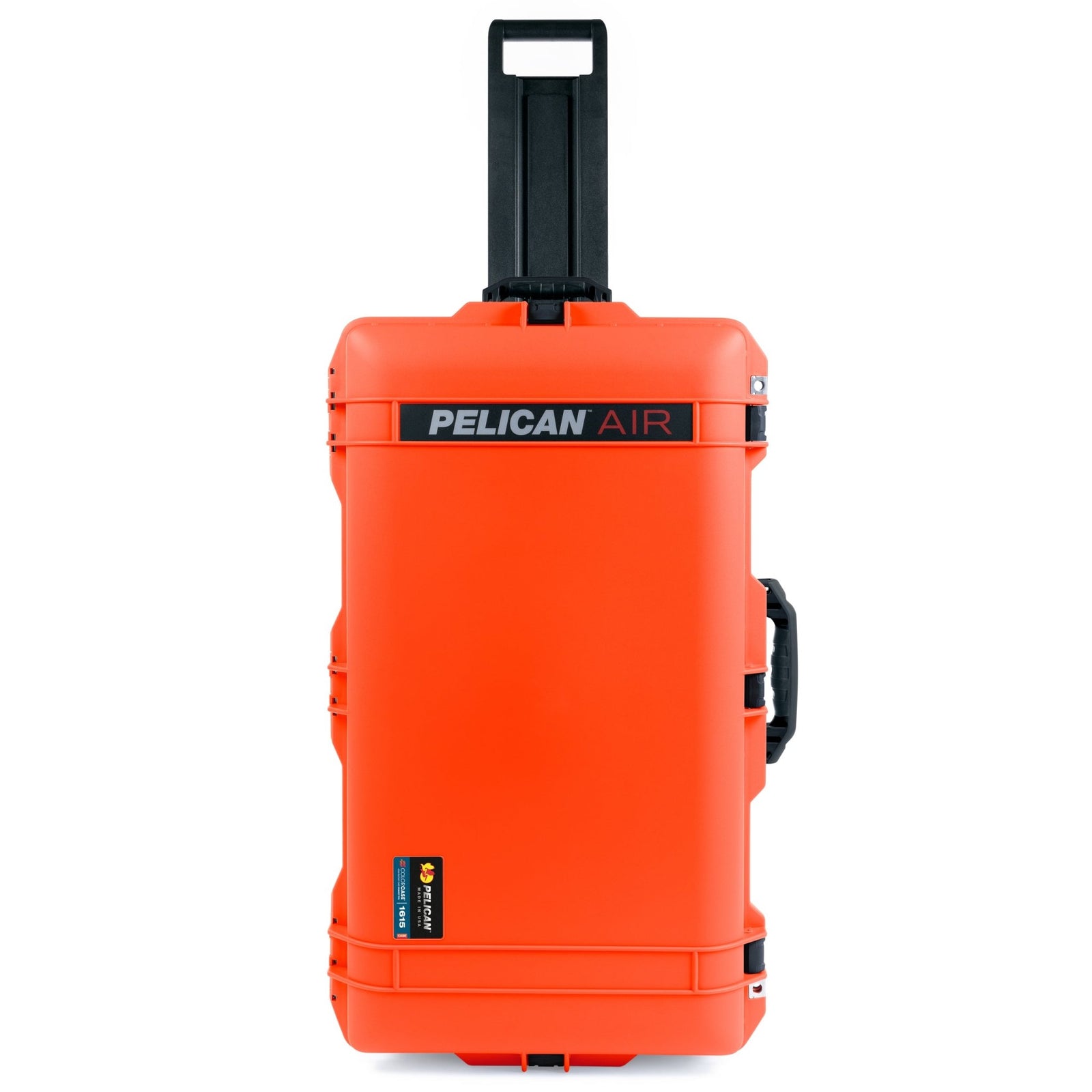 Pelican 1615 Air Case - Orange & Black TSA Latches - Empty