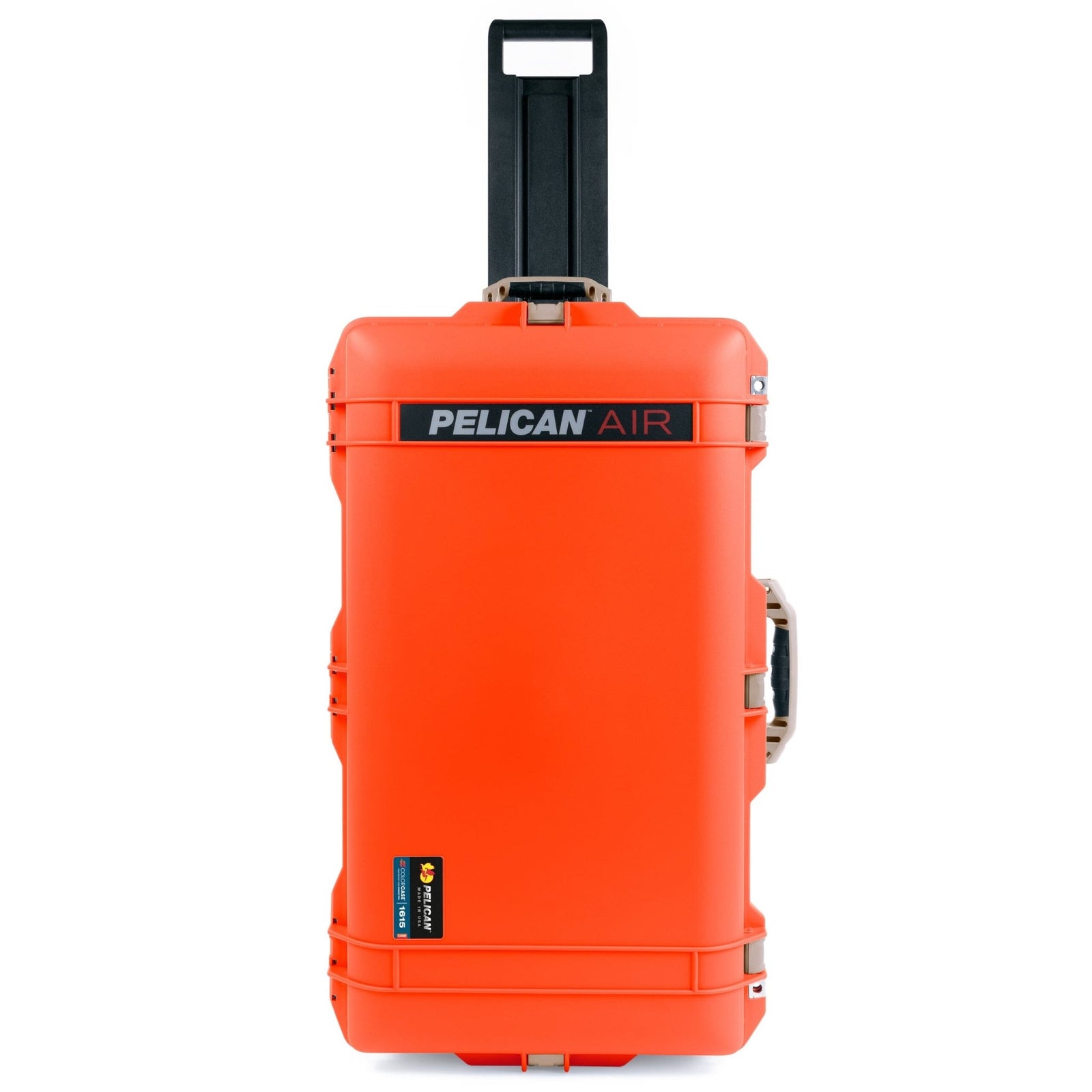 Pelican 1615 Air Case - Orange & Desert Tan ColorCase