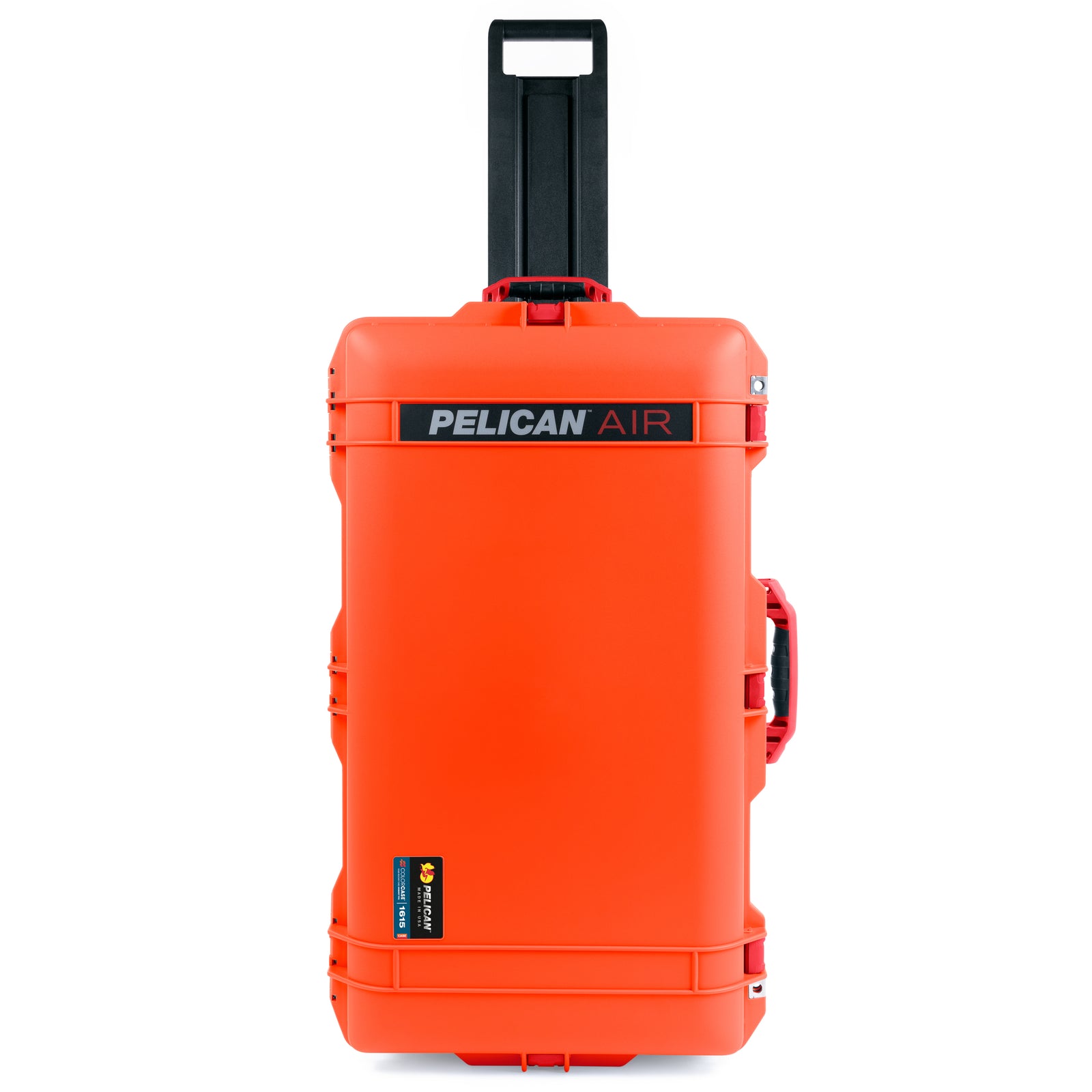 Pelican 1615 Air Case - Orange & Red Trolley
