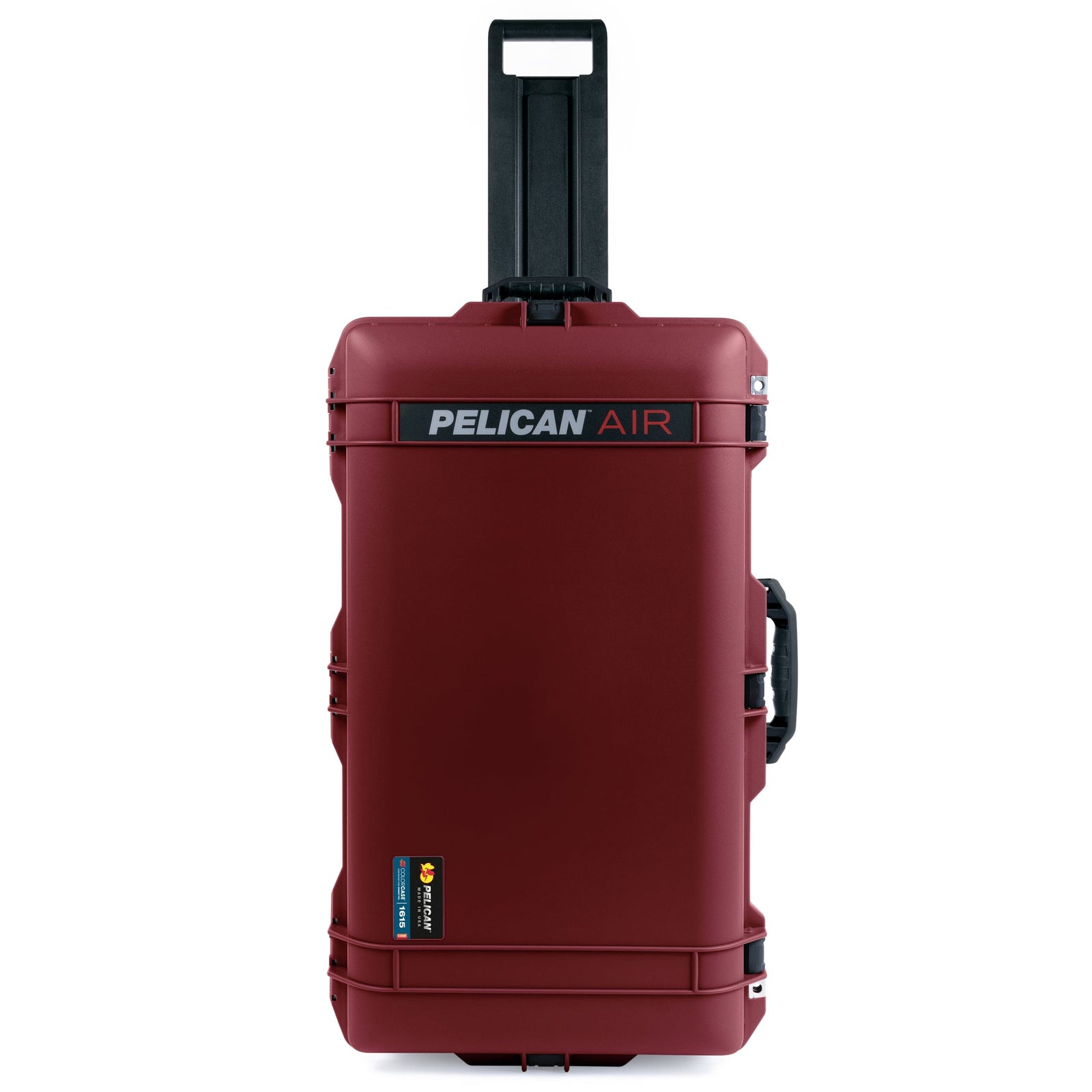 Pelican 1615 Air Case - Oxblood & Black TSA Latches + Trolley ColorCase