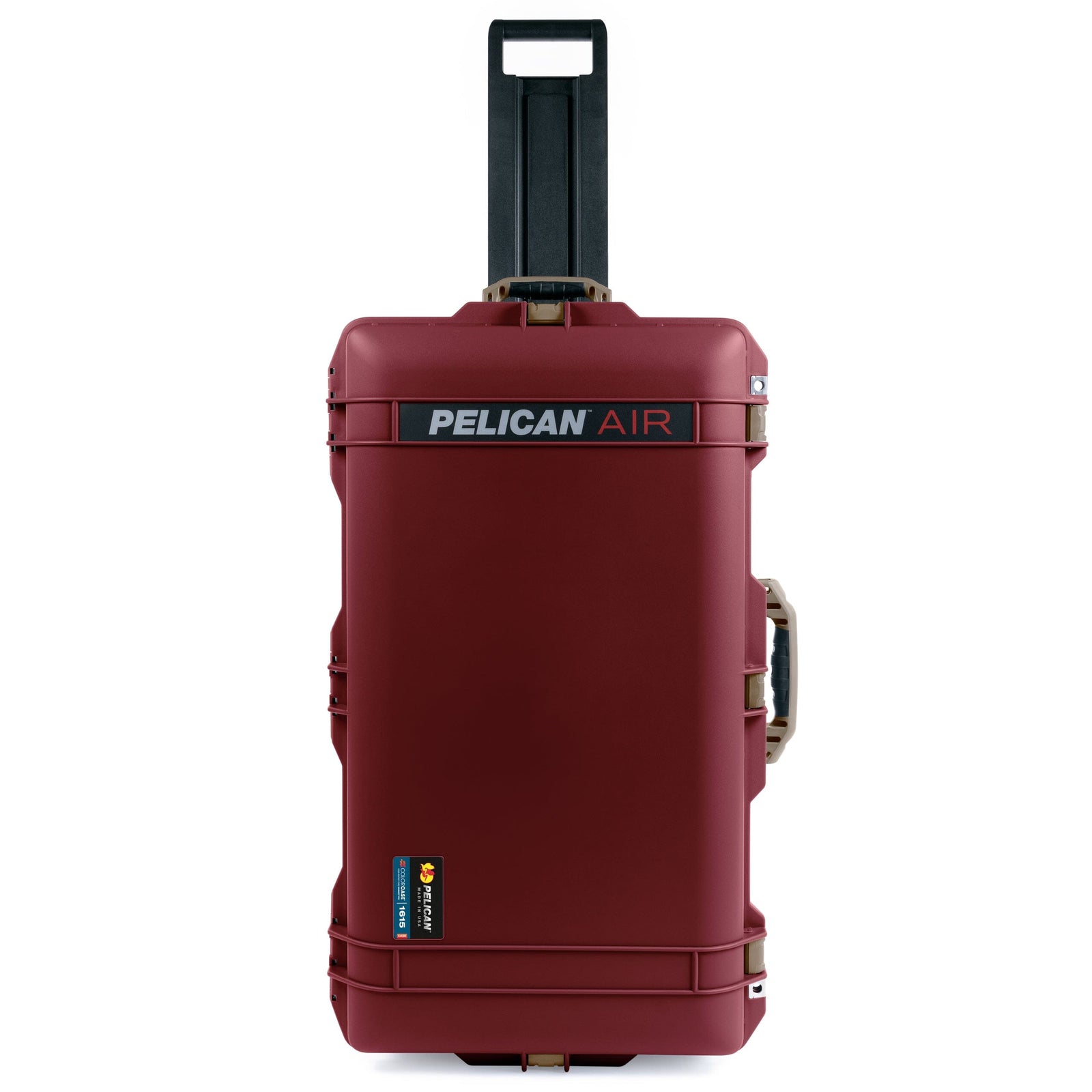 Pelican 1615 Air Case - Oxblood & Dark Desert Dirt Trolley ColorCase