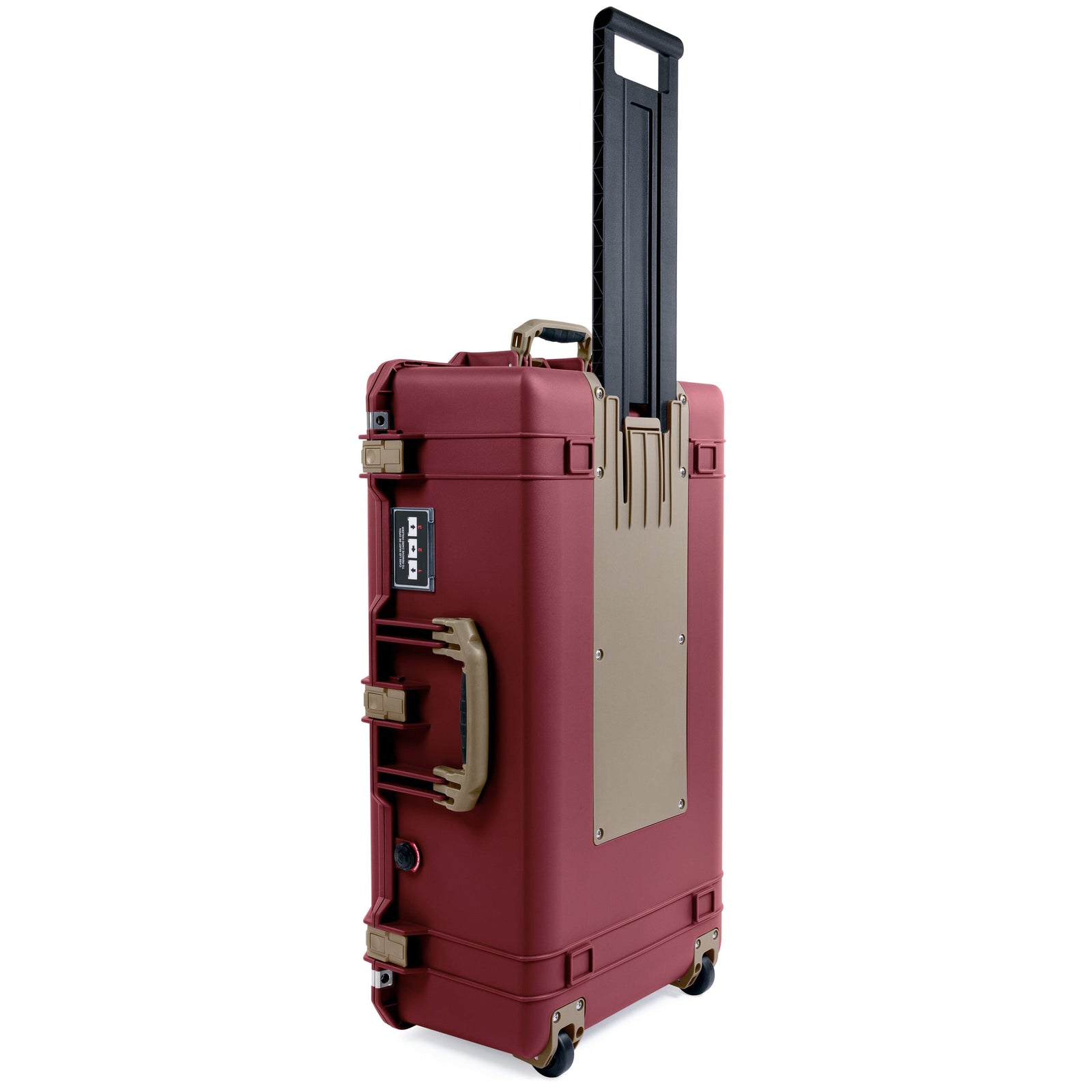 Pelican 1615 Air Case - Oxblood & Dark Desert Dirt Trolley ColorCase