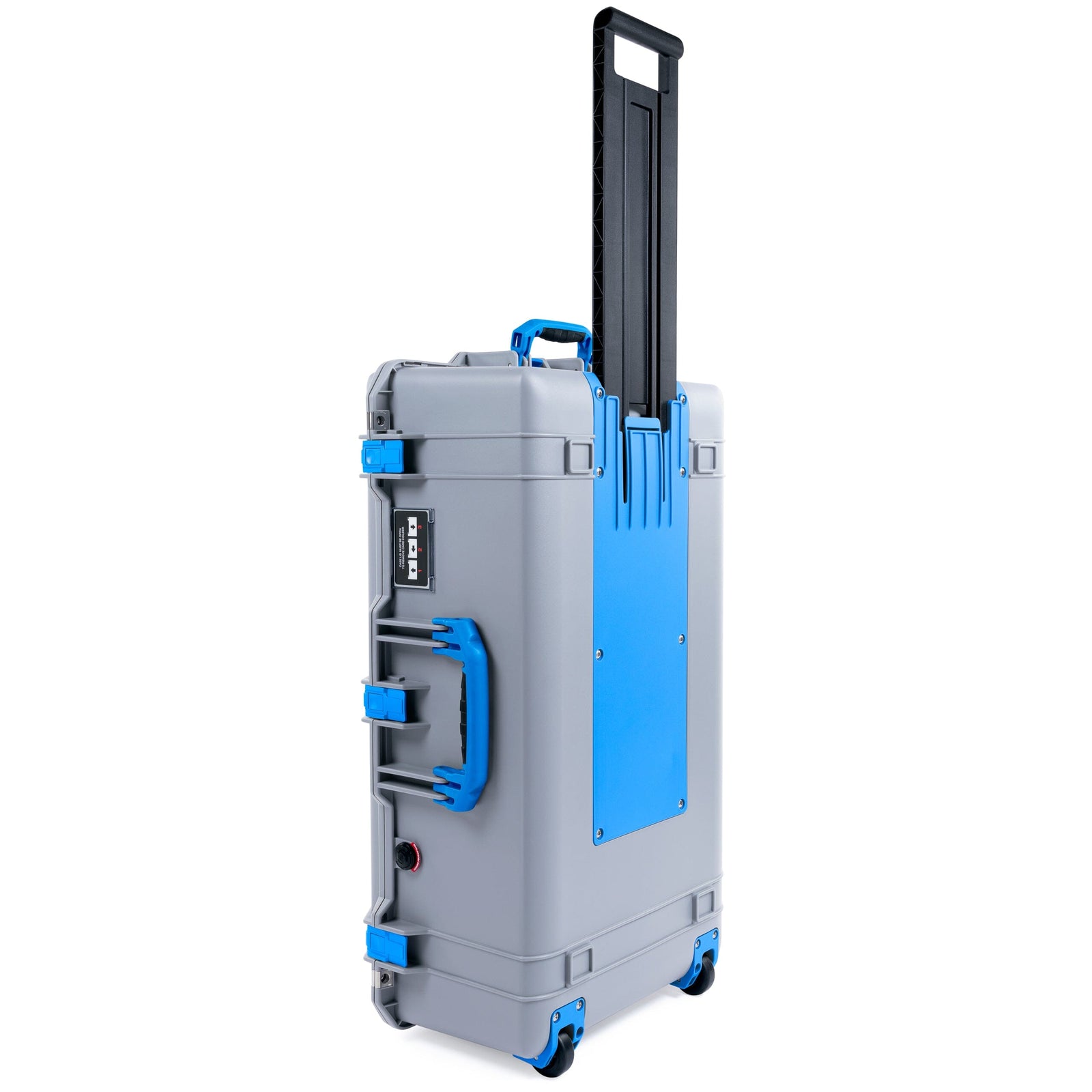 Pelican 1615 Air Case - Silver & Blue Trolley ColorCase