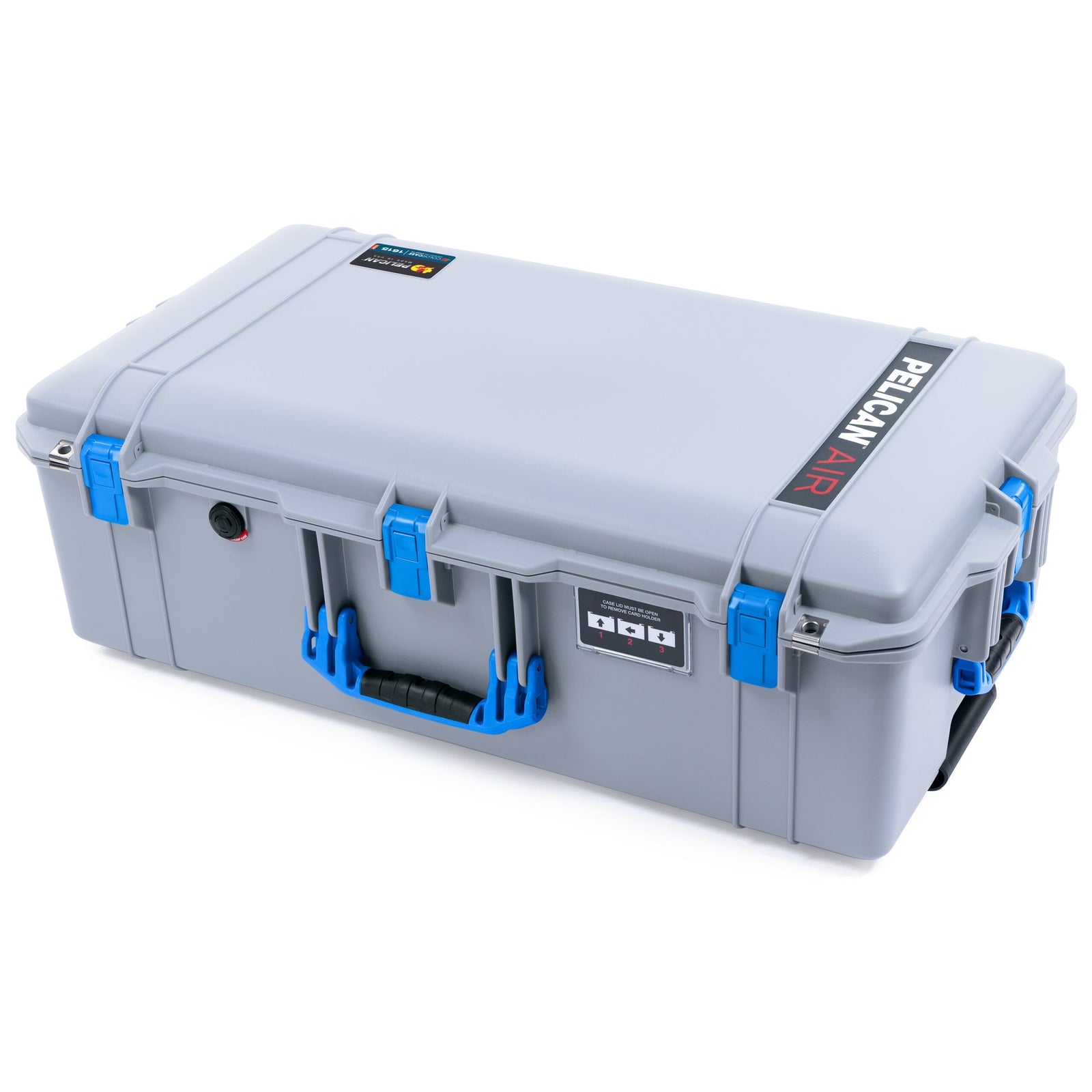 Pelican 1615 Air Case - Silver & Blue ColorCase