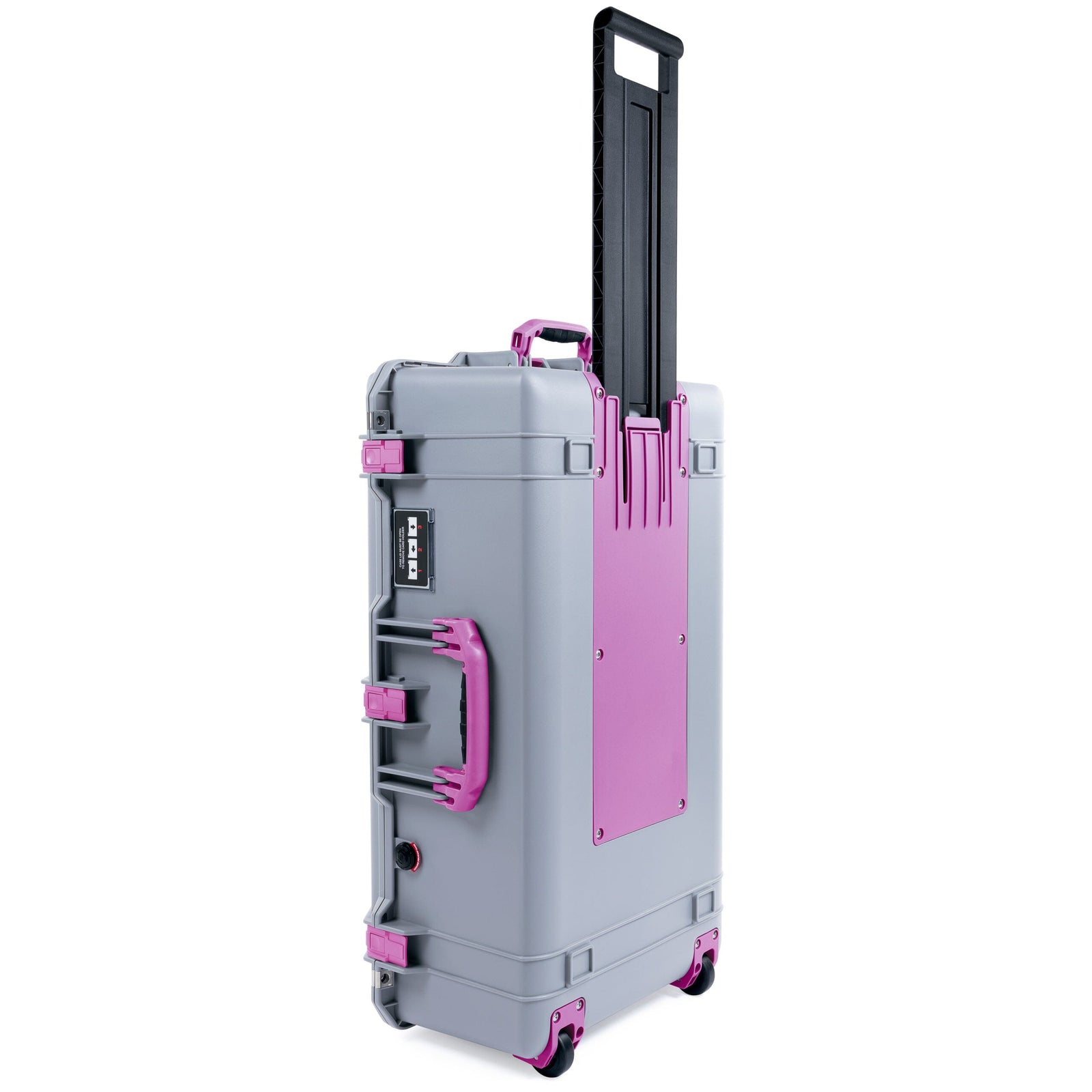 Pelican 1615 Air Case - Silver & Magenta Trolley ColorCase