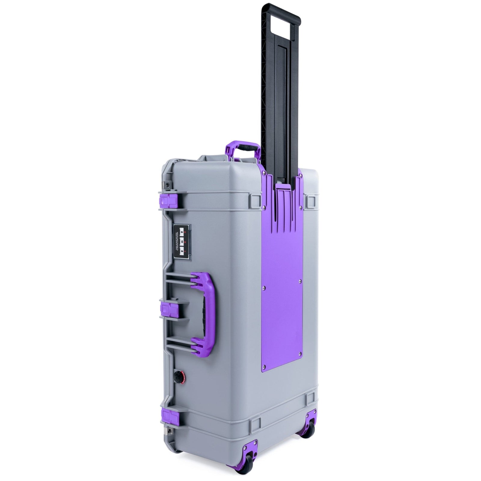 Pelican 1615 Air Case - Silver & Purple Trolley ColorCase