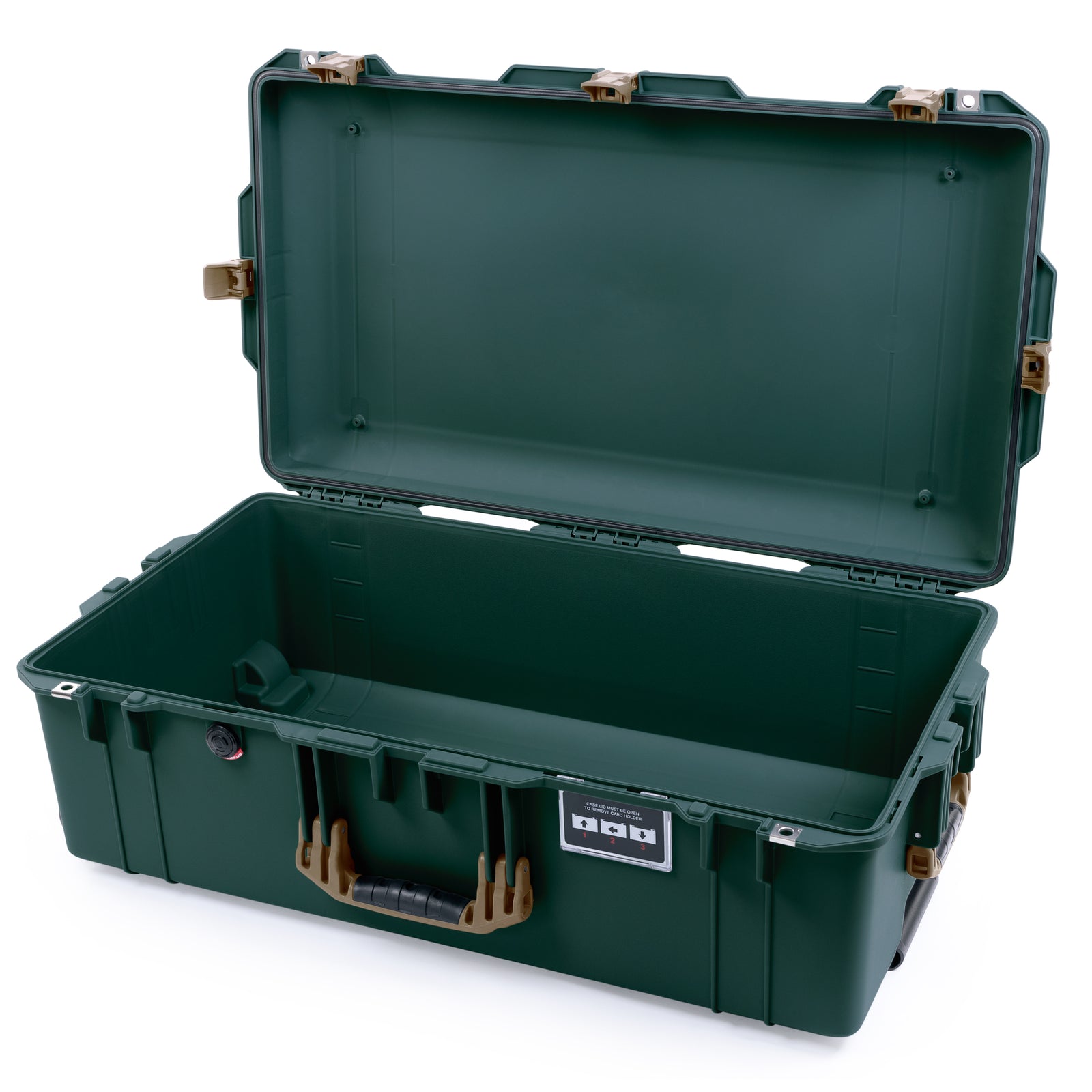 Pelican 1615 Air Case - Trekking Green & Dark Desert Dirt Trolley