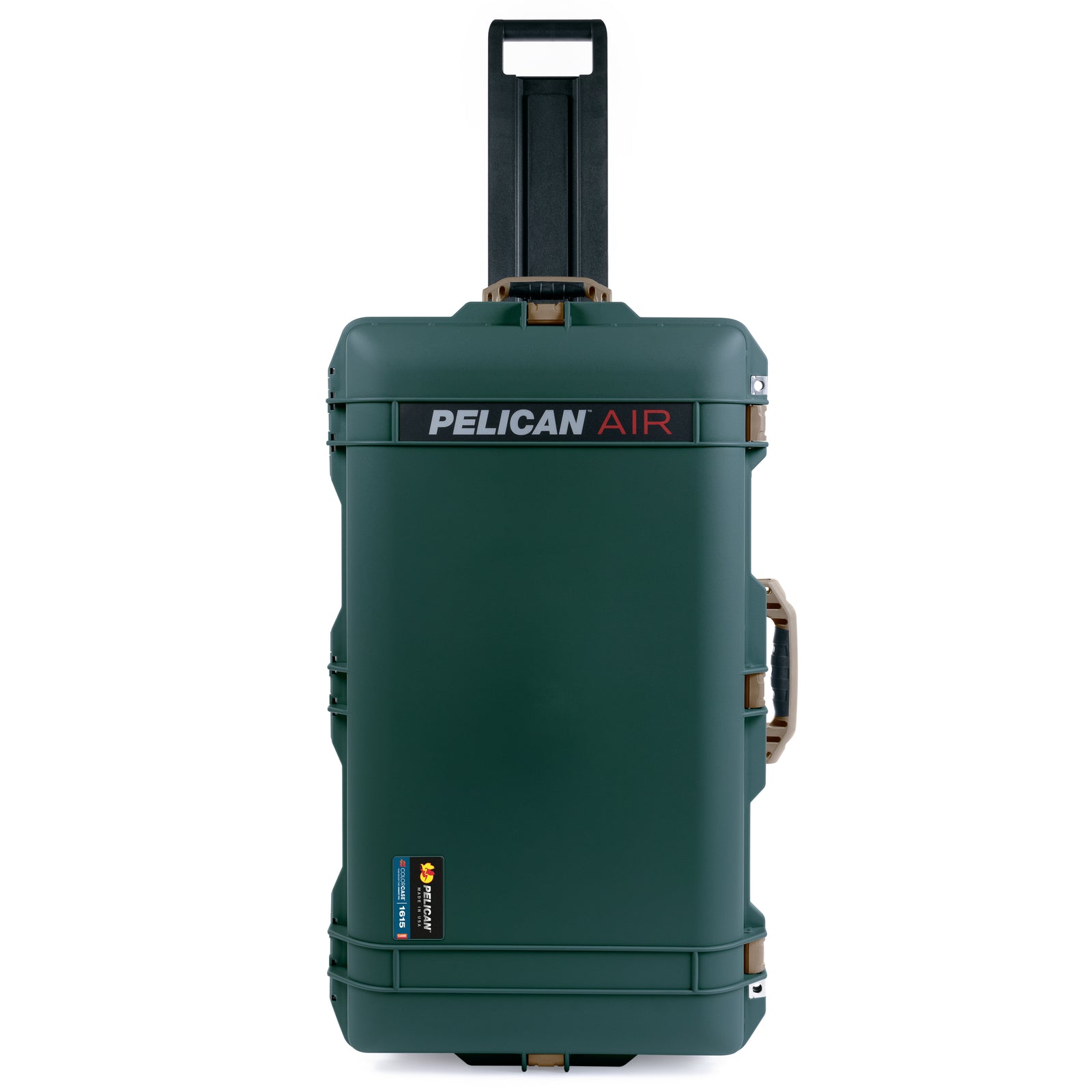 Pelican 1615 Air Case - Trekking Green & Dark Desert Dirt Trolley